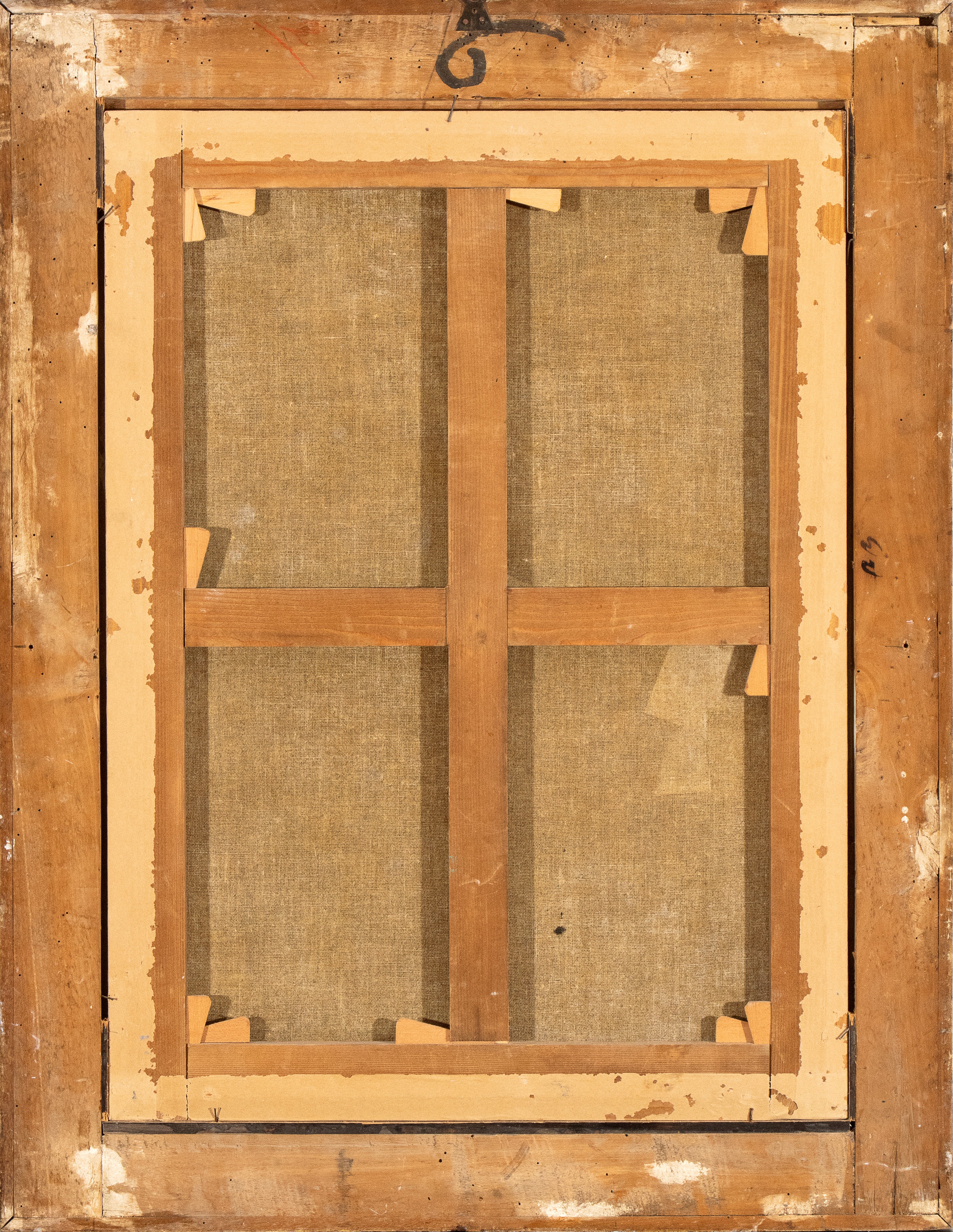 a) Paesaggio con arco in rovina, pastore e armenti; b) paesaggio con corso d'acqua, pastore e arm...