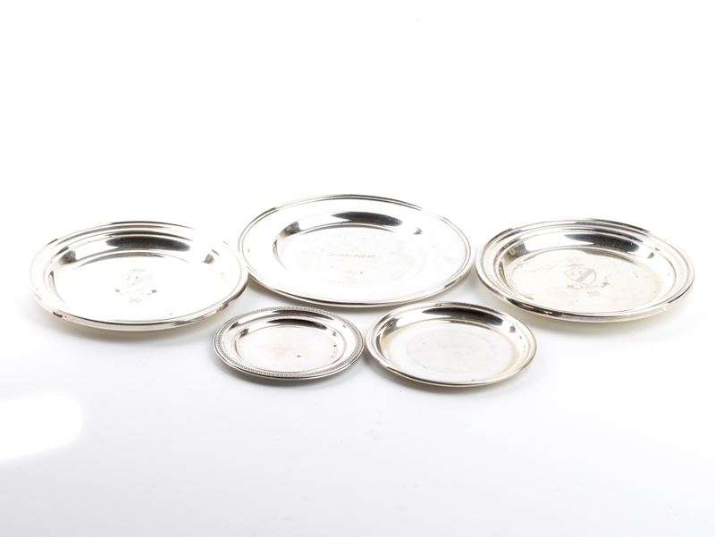 Lotto di 14 oggetti assortiti in argento