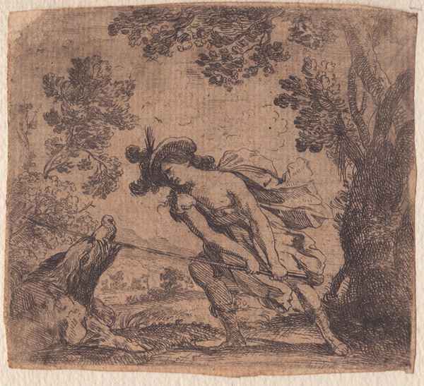 Giovanni Battista Mola - Atalanta and the Calydonian Boar