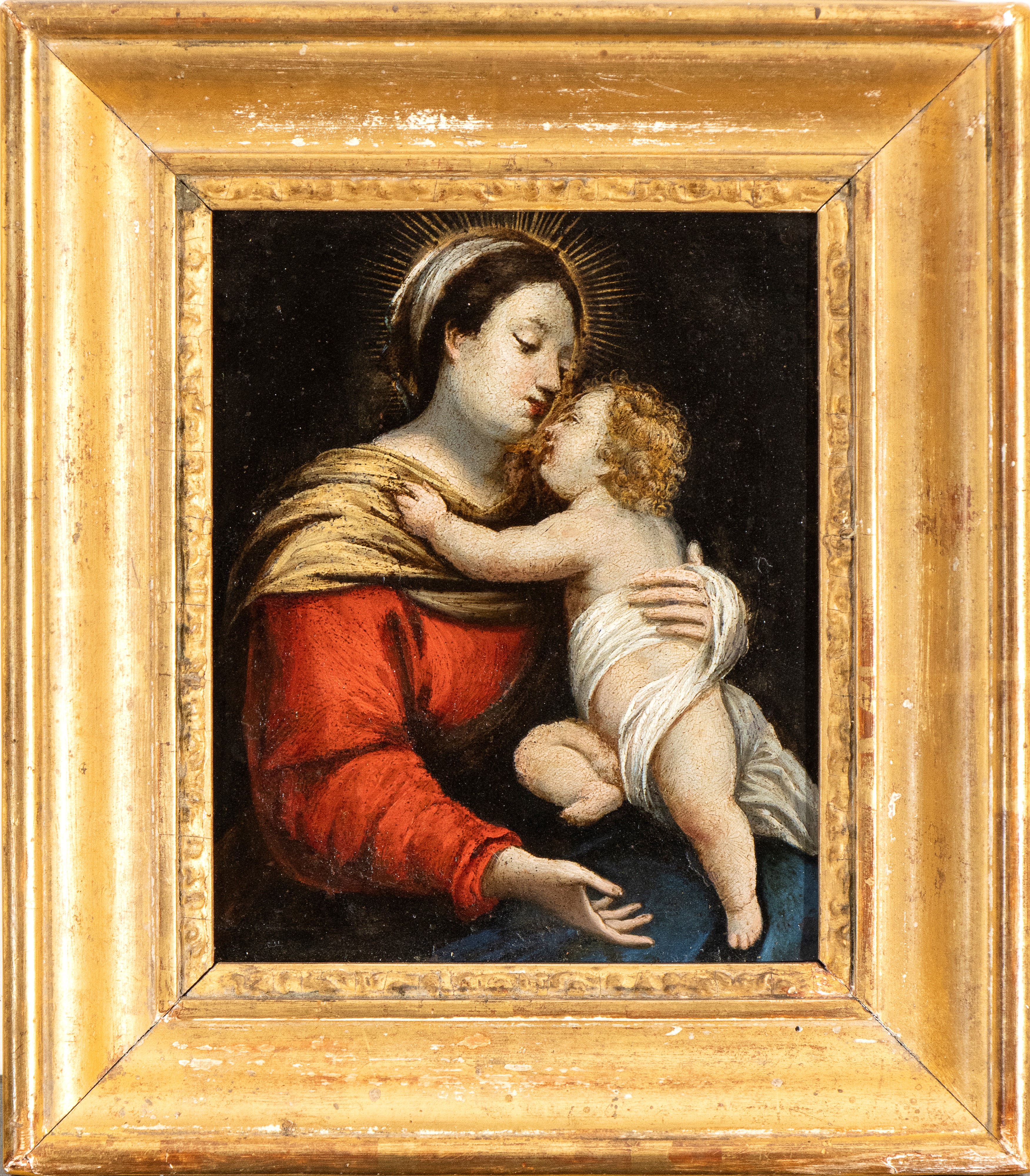 Artista Emiliano, XVII Secolo - Madonna con Bambino