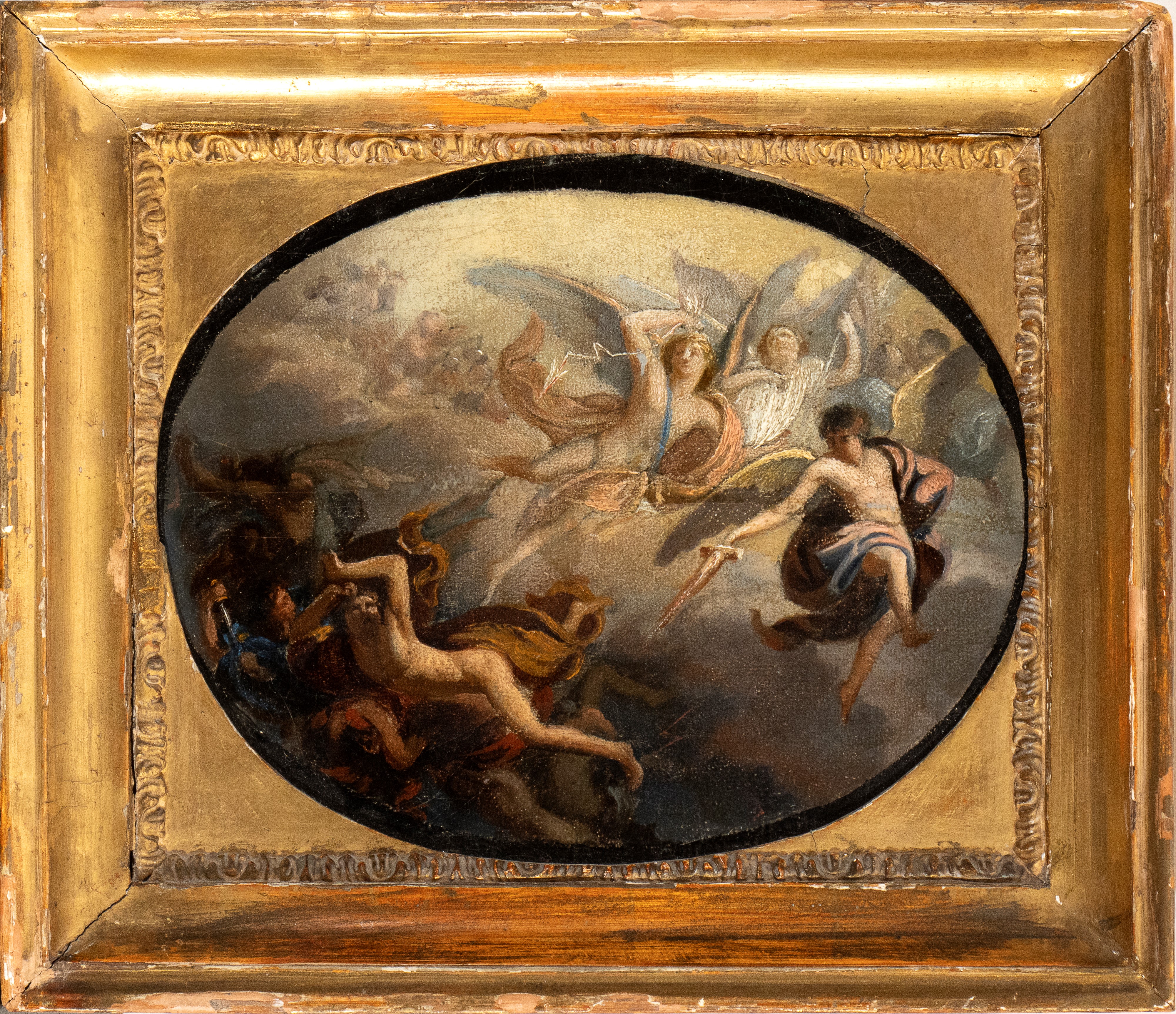 Artista Anonimo, XVIII Secolo - La Caduta degli Angeli Ribelli