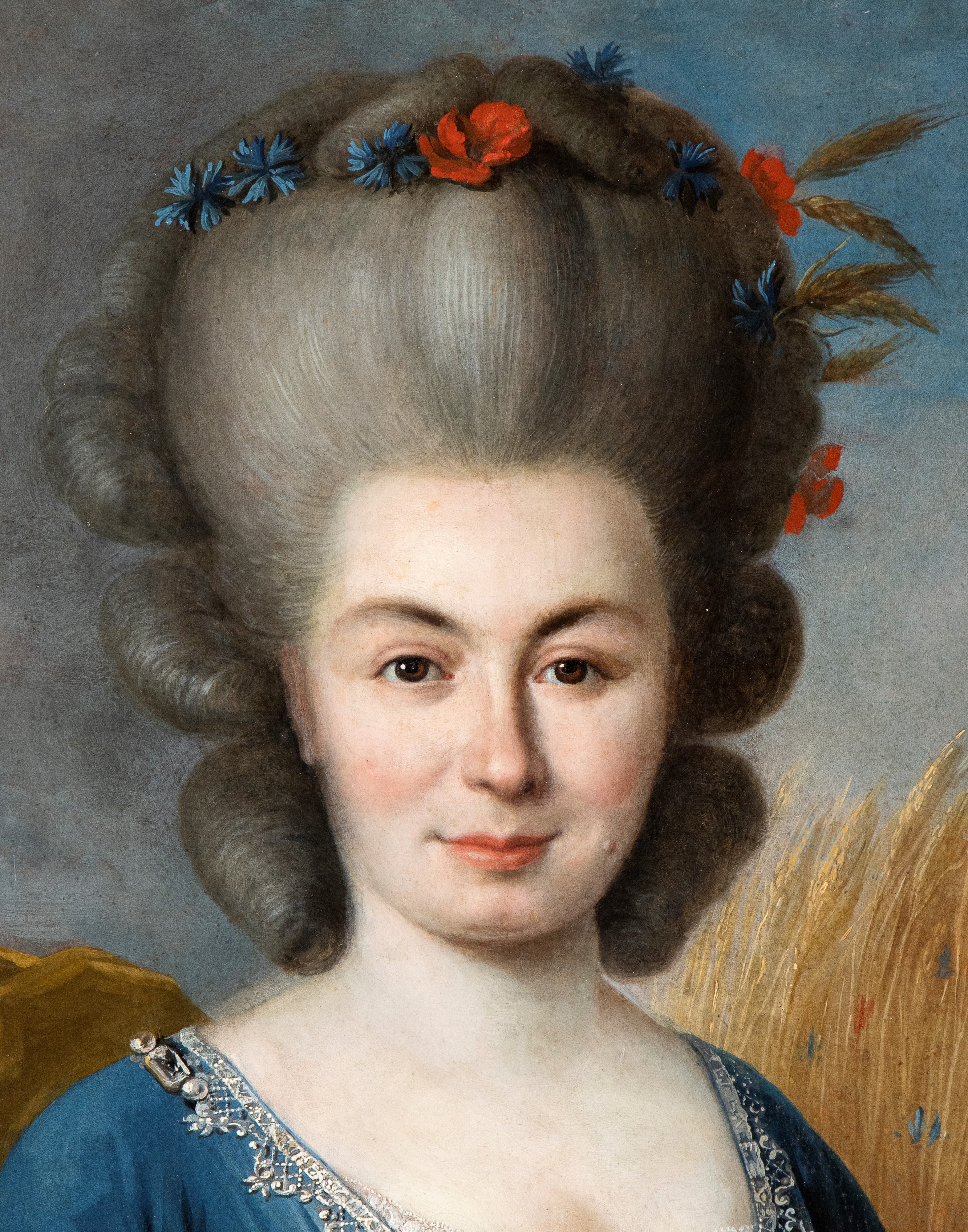 Artista Francese, XVIII Secolo - Gentildonna nei Panni della Dea Cerere
