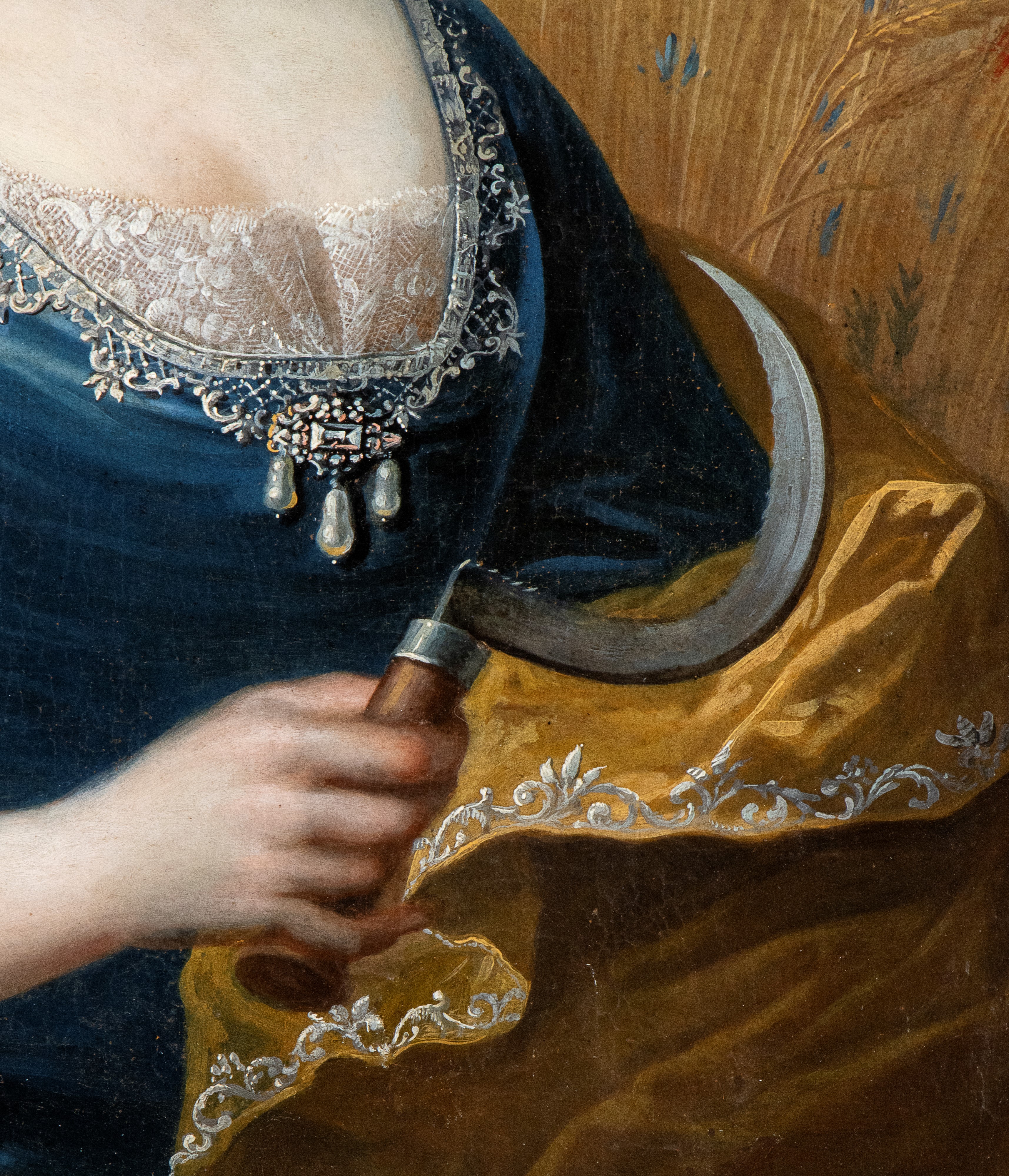 Artista Francese, XVIII Secolo - Gentildonna nei Panni della Dea Cerere