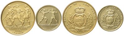 San Marino. 1 e 2 Scudi 1996, Dittico. Au 900 (9,67 G)