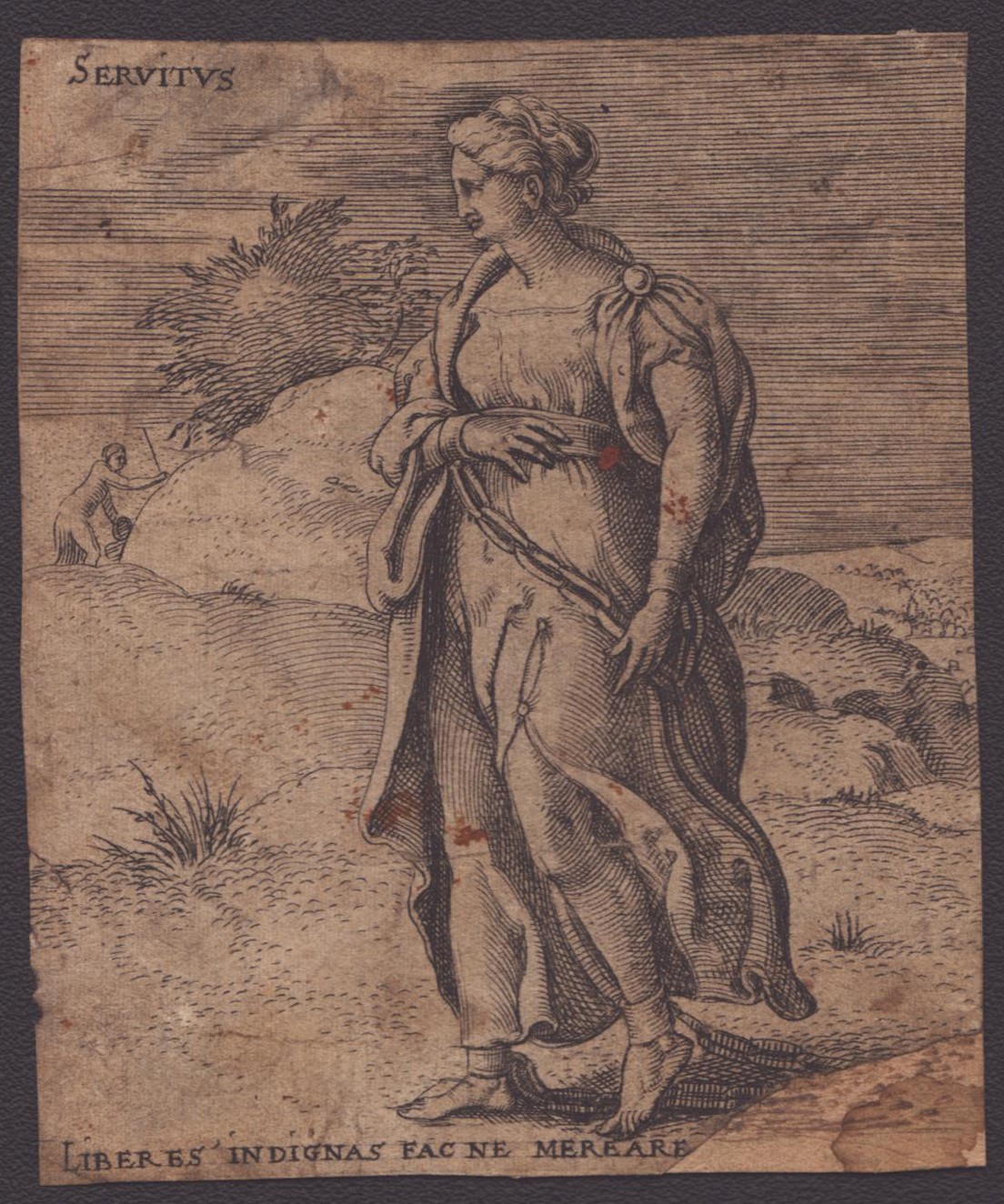 Marcantonio Raimondi - Giustizia | Servitù