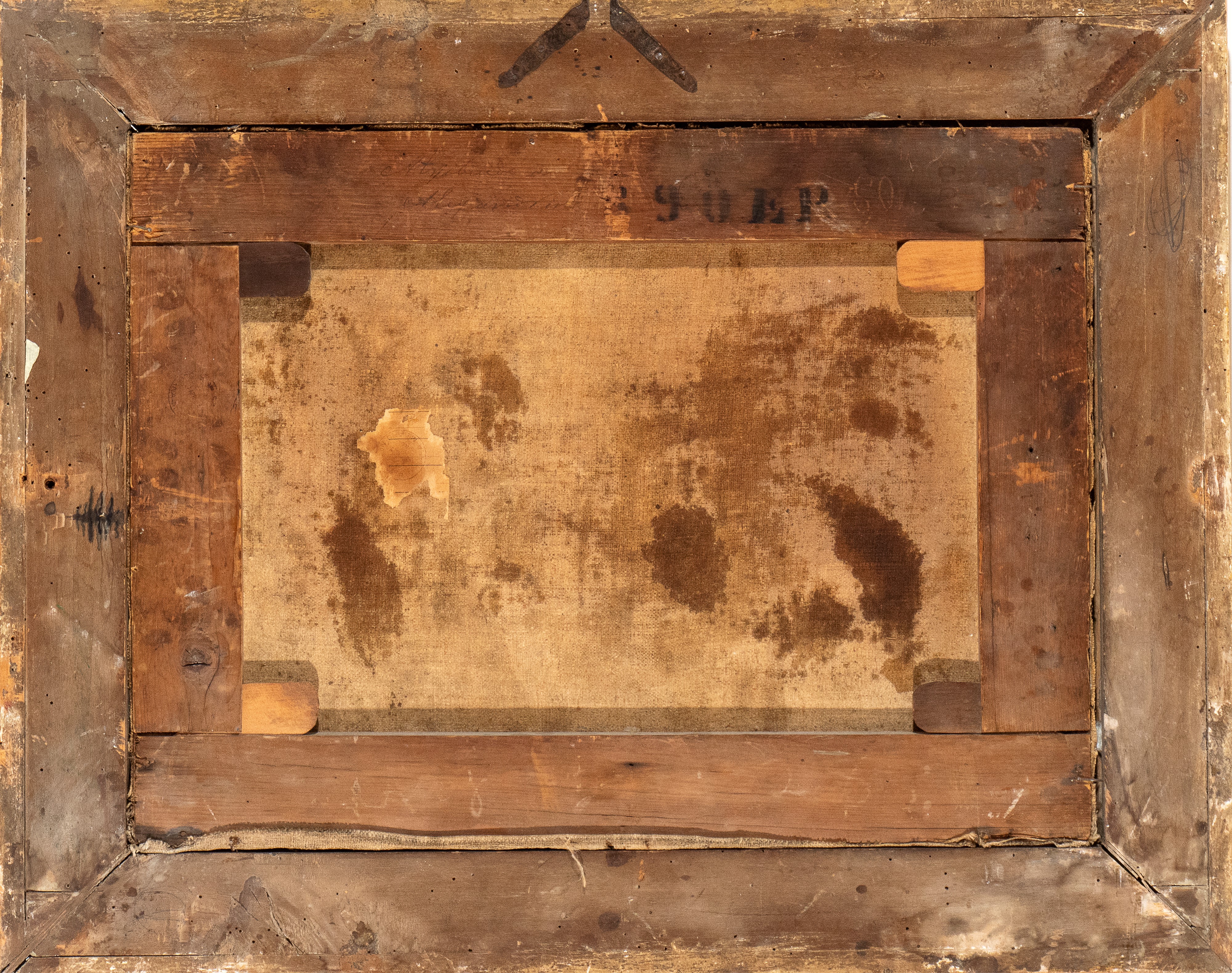 Artista Genovese, Fine XVII - Inizio XVIII Secolo - Interno di Cella con Giocatori di Carte