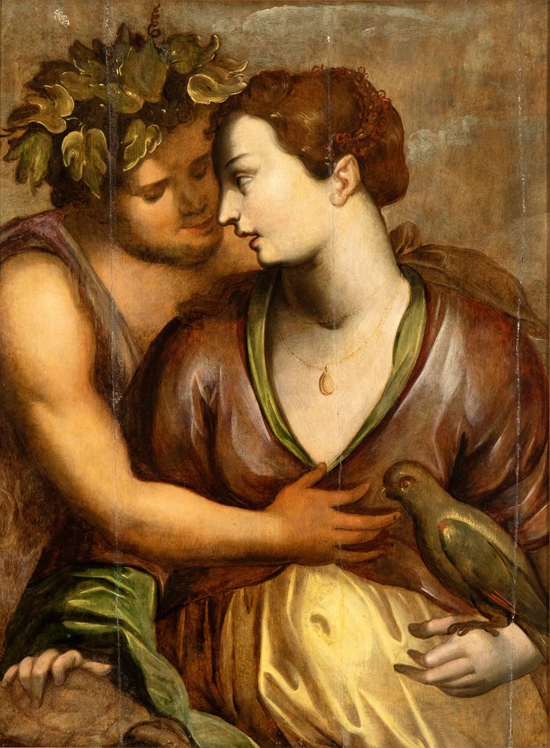 Artista Fiammingo, Seconda Metà XVI Secolo - Bacco e Arianna