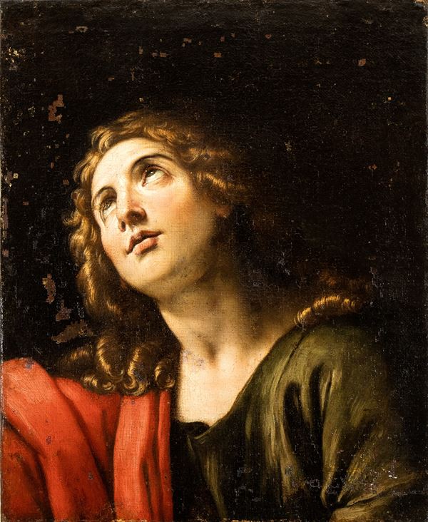 Scuola romana, prima met&#224; XVII secolo - Saint John the Evangelist