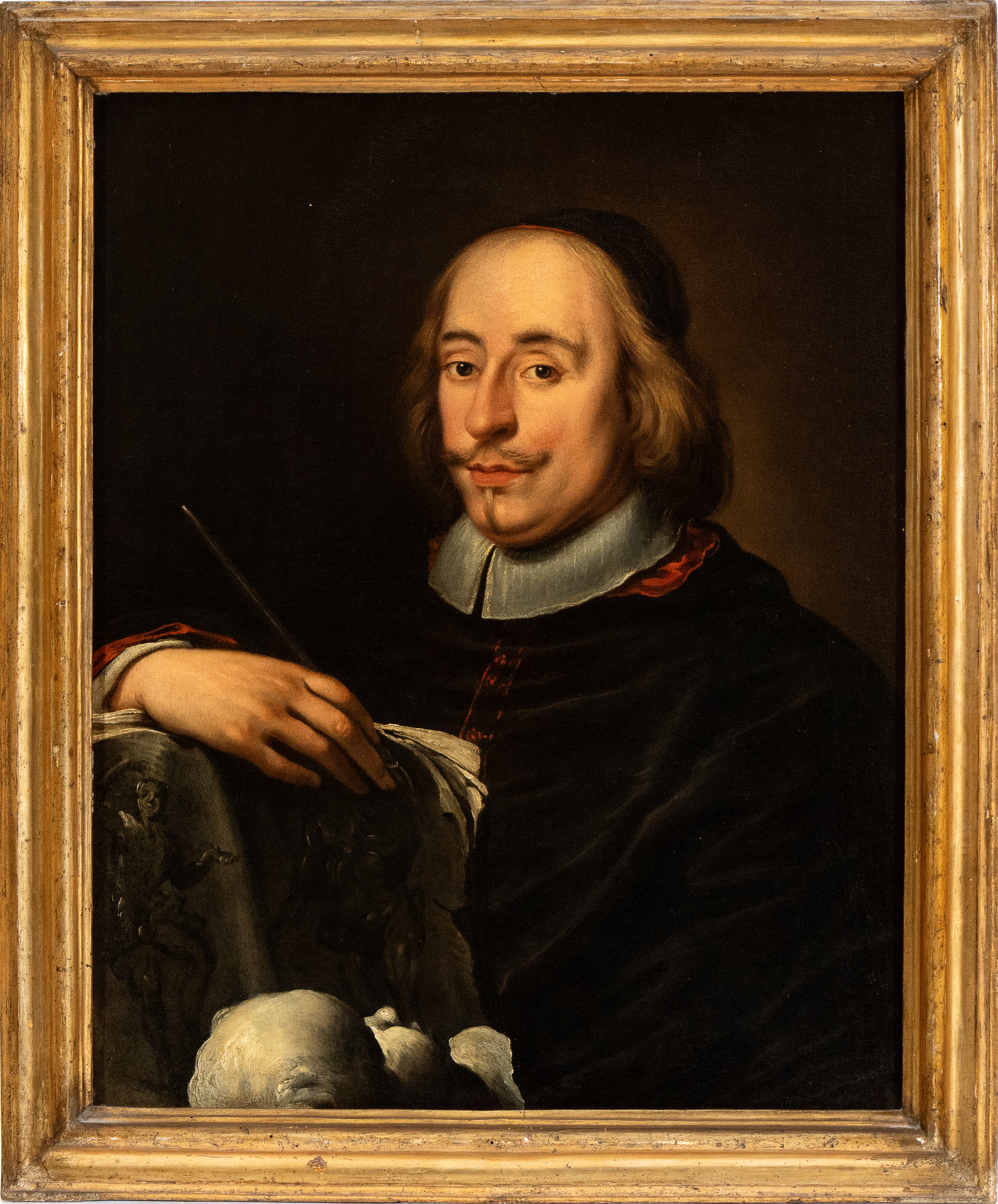 Artista Francese, XVII Secolo - Ritratto di Prelato
