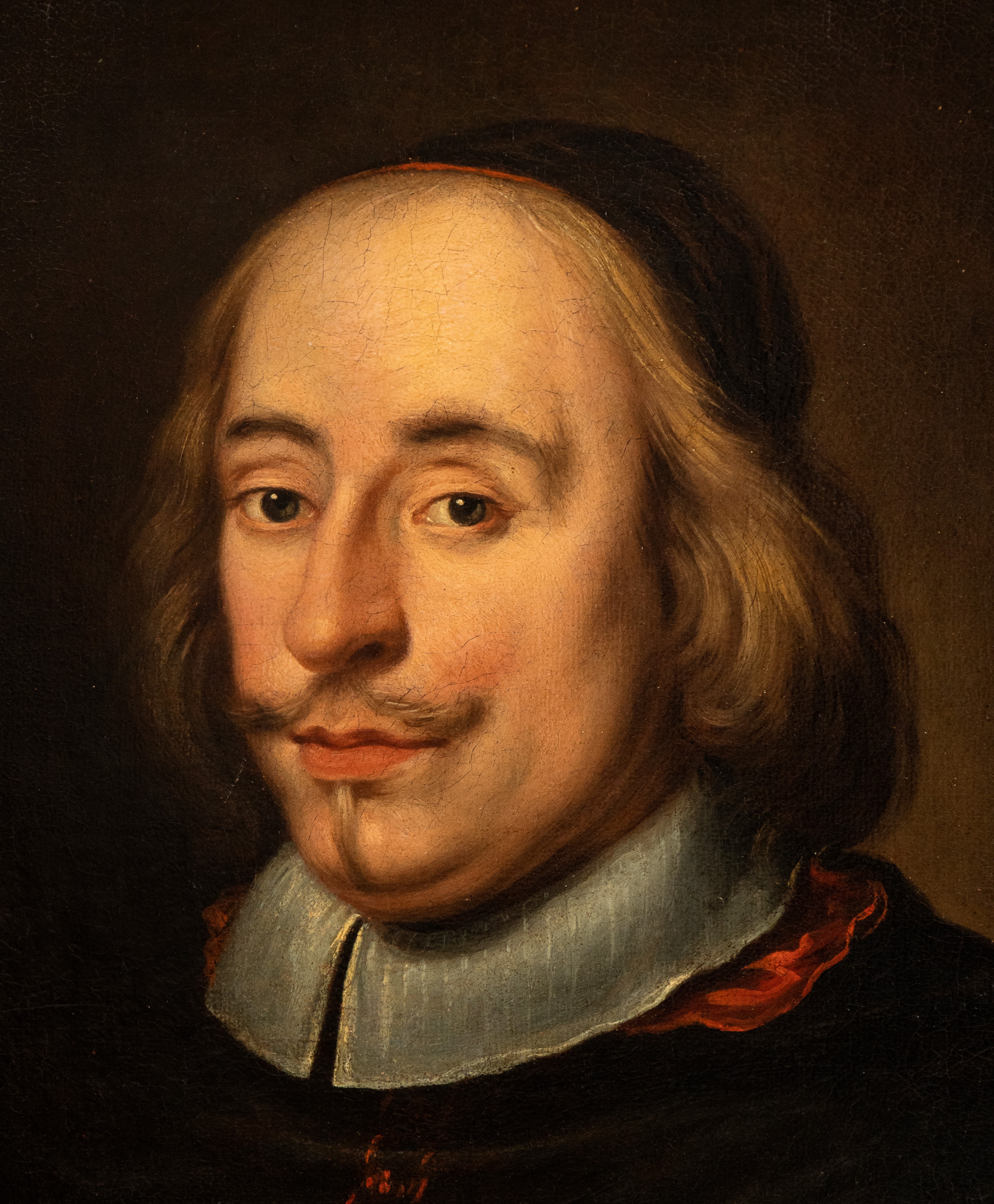 Artista Francese, XVII Secolo - Ritratto di Prelato
