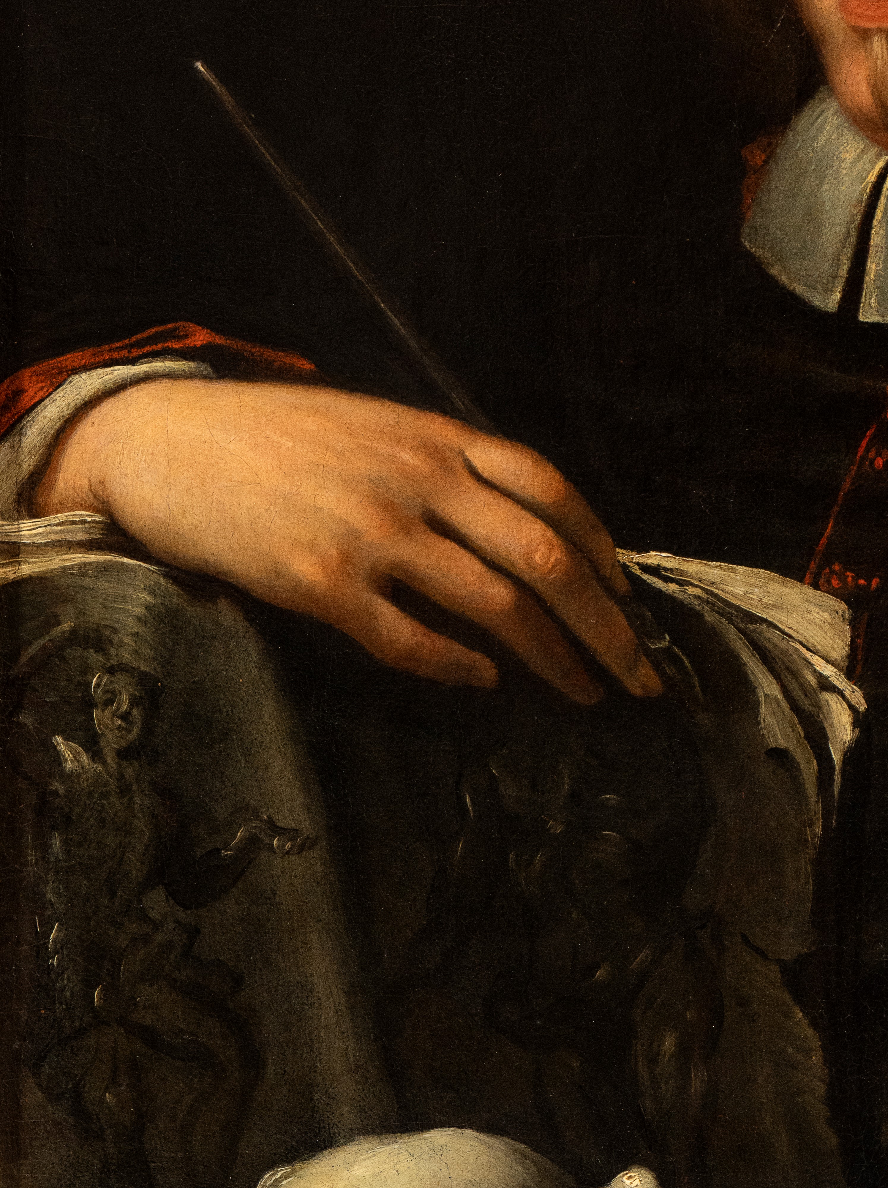 Artista Francese, XVII Secolo - Ritratto di Prelato