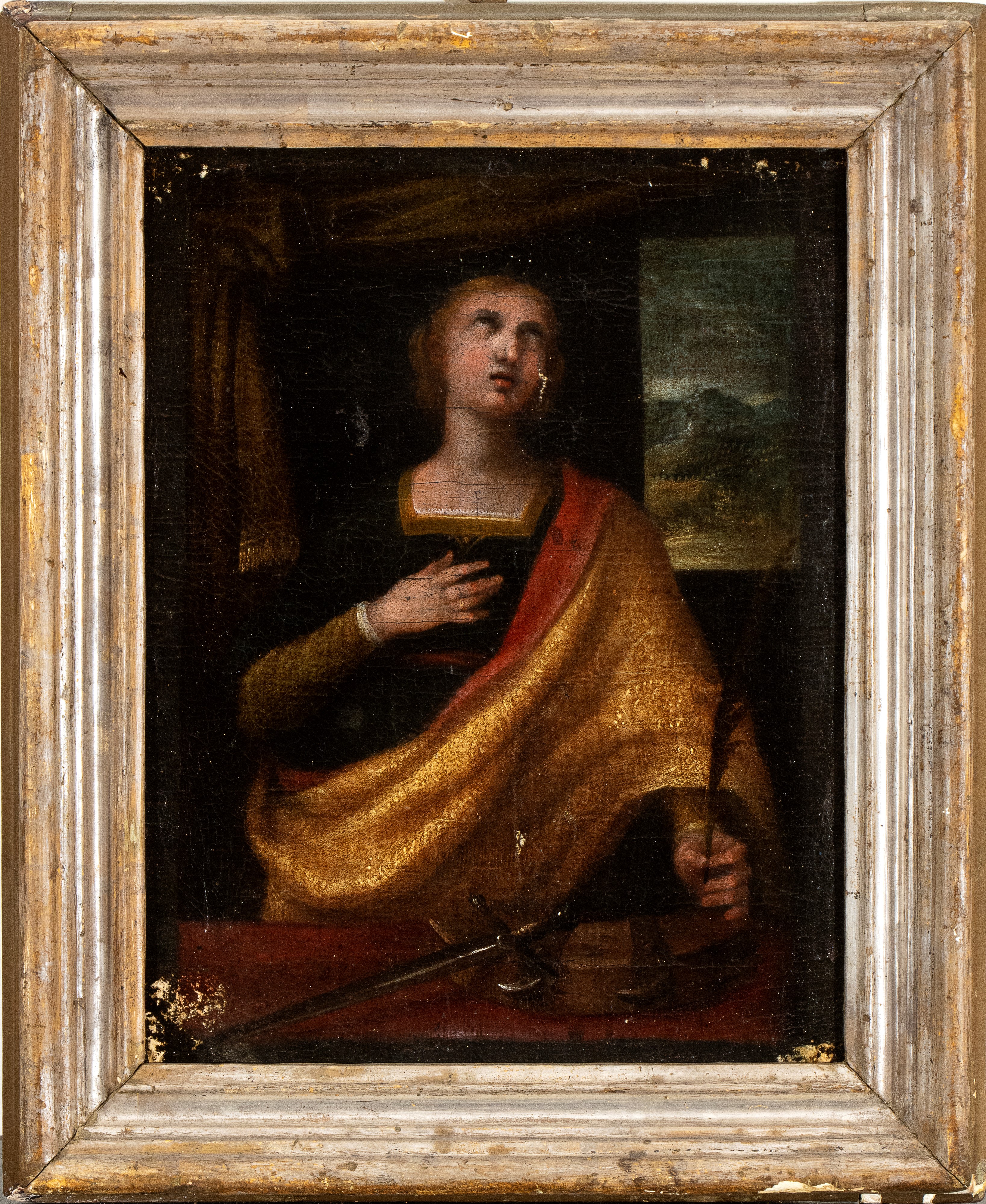 Artista Ferrarese, XVI Secolo - Santa Caterina D'alessandria