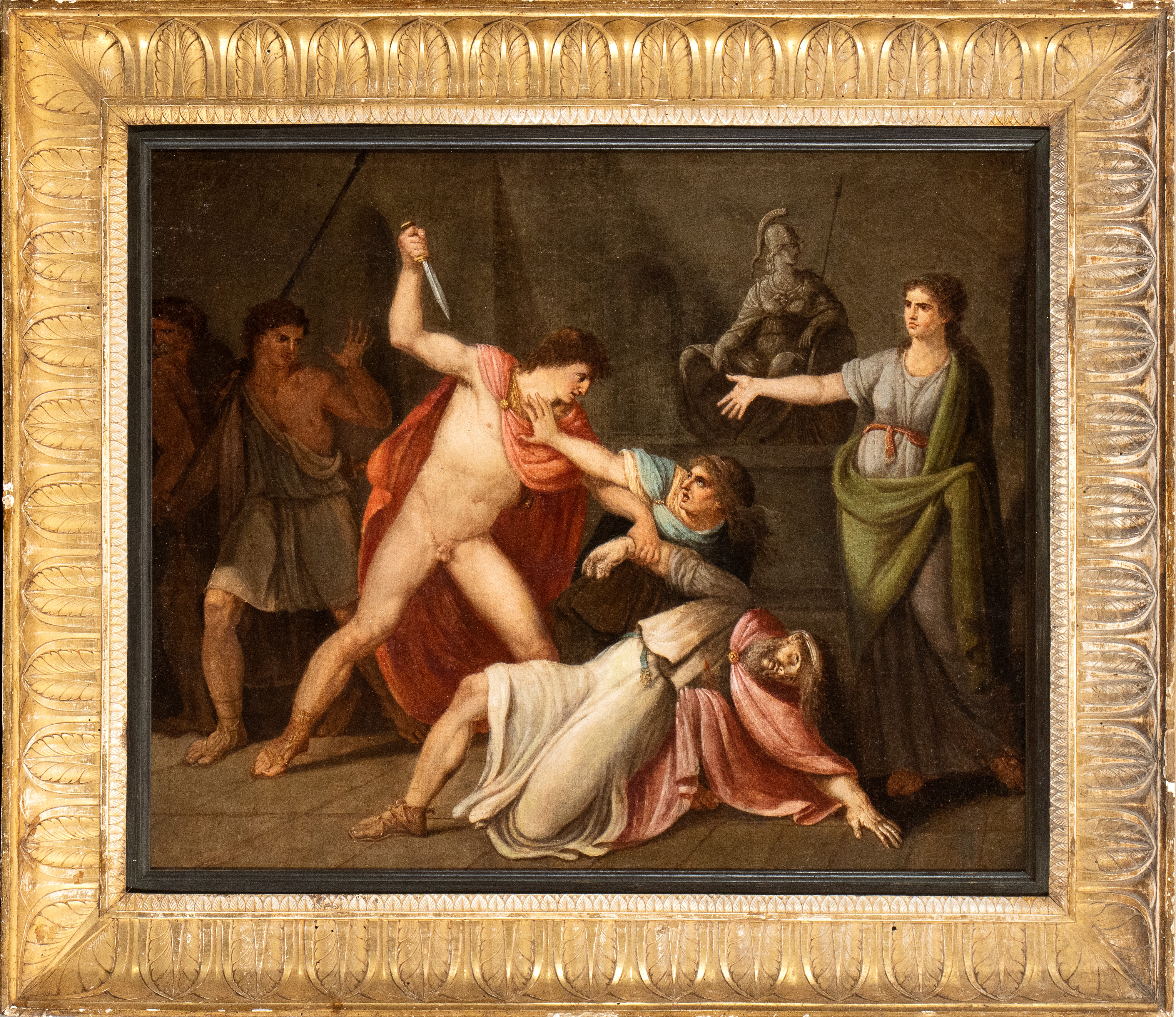 Artista Neoclassico Italiano, Prima Metà XIX Secolo - La Morte di Priamo