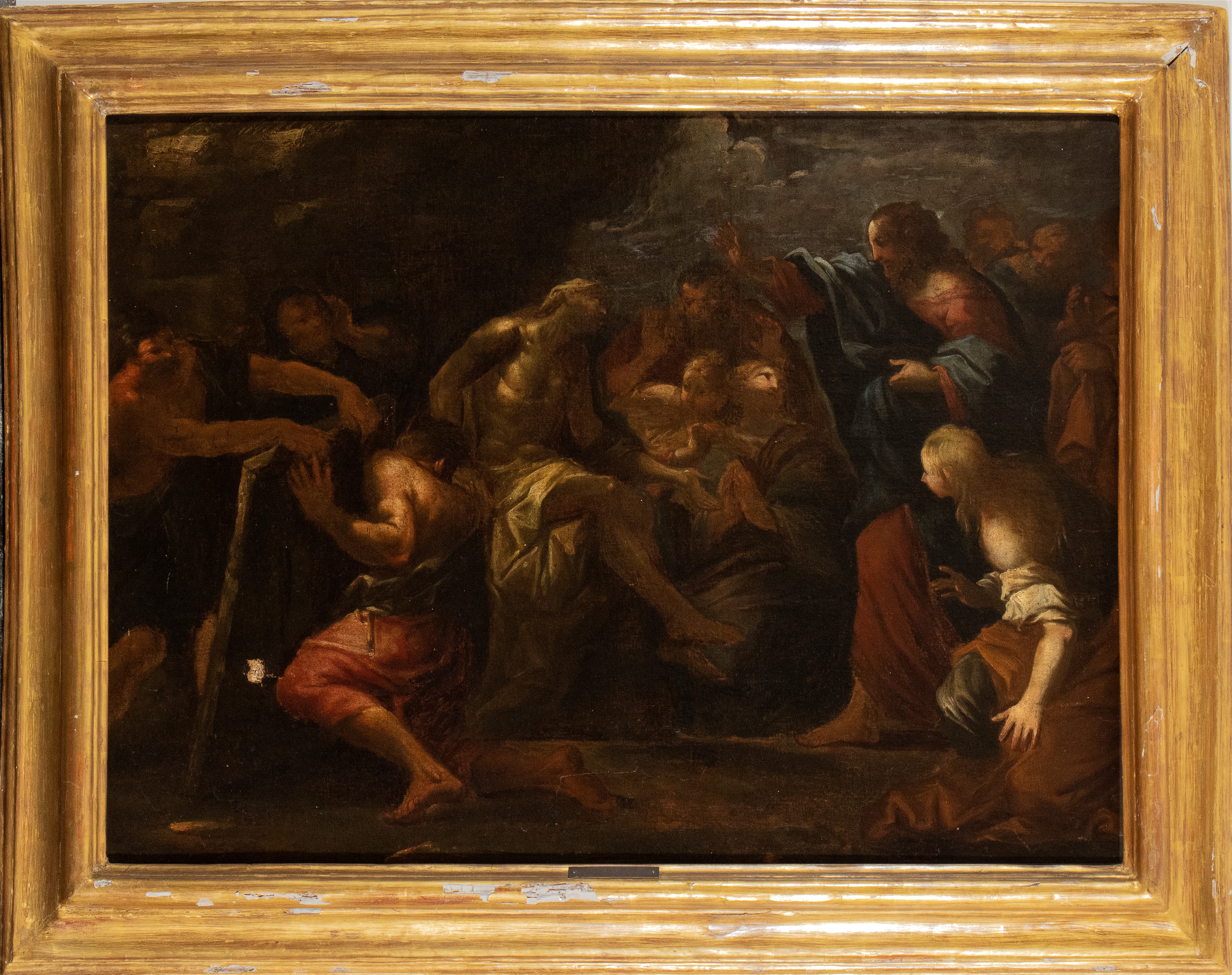 Artista Fiammingo, XVII Secolo - La Resurrezione di Lazzaro