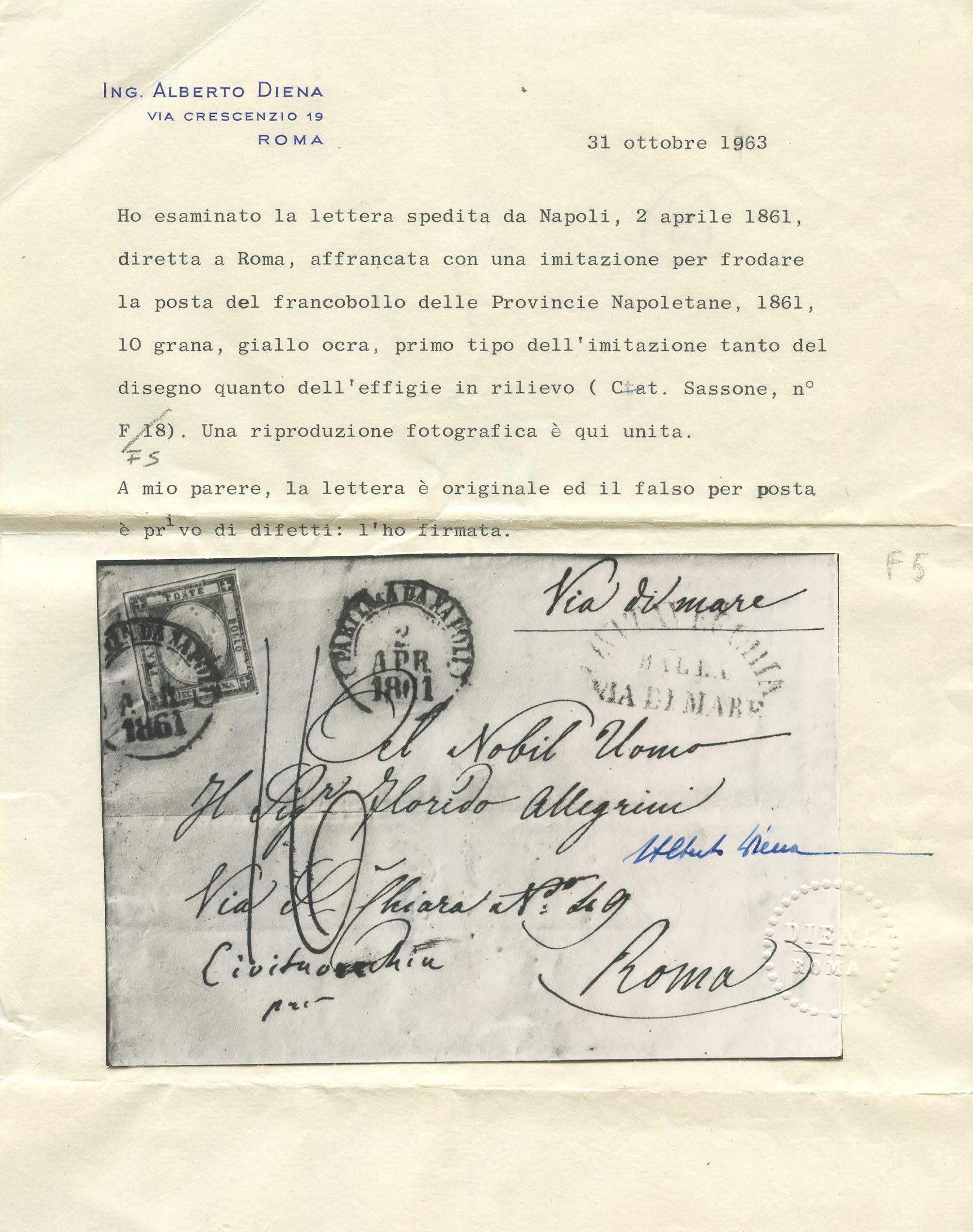 Province Napoletane - Falsi Dell'epoca