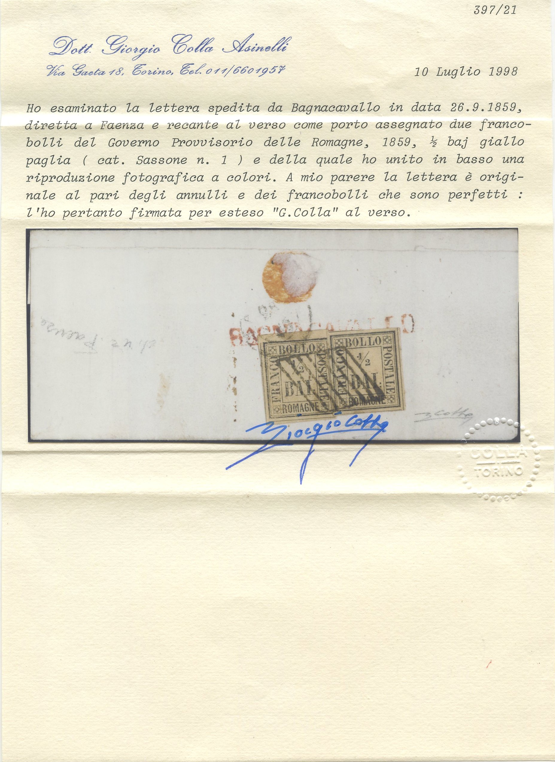 Romagne - Storia Postale