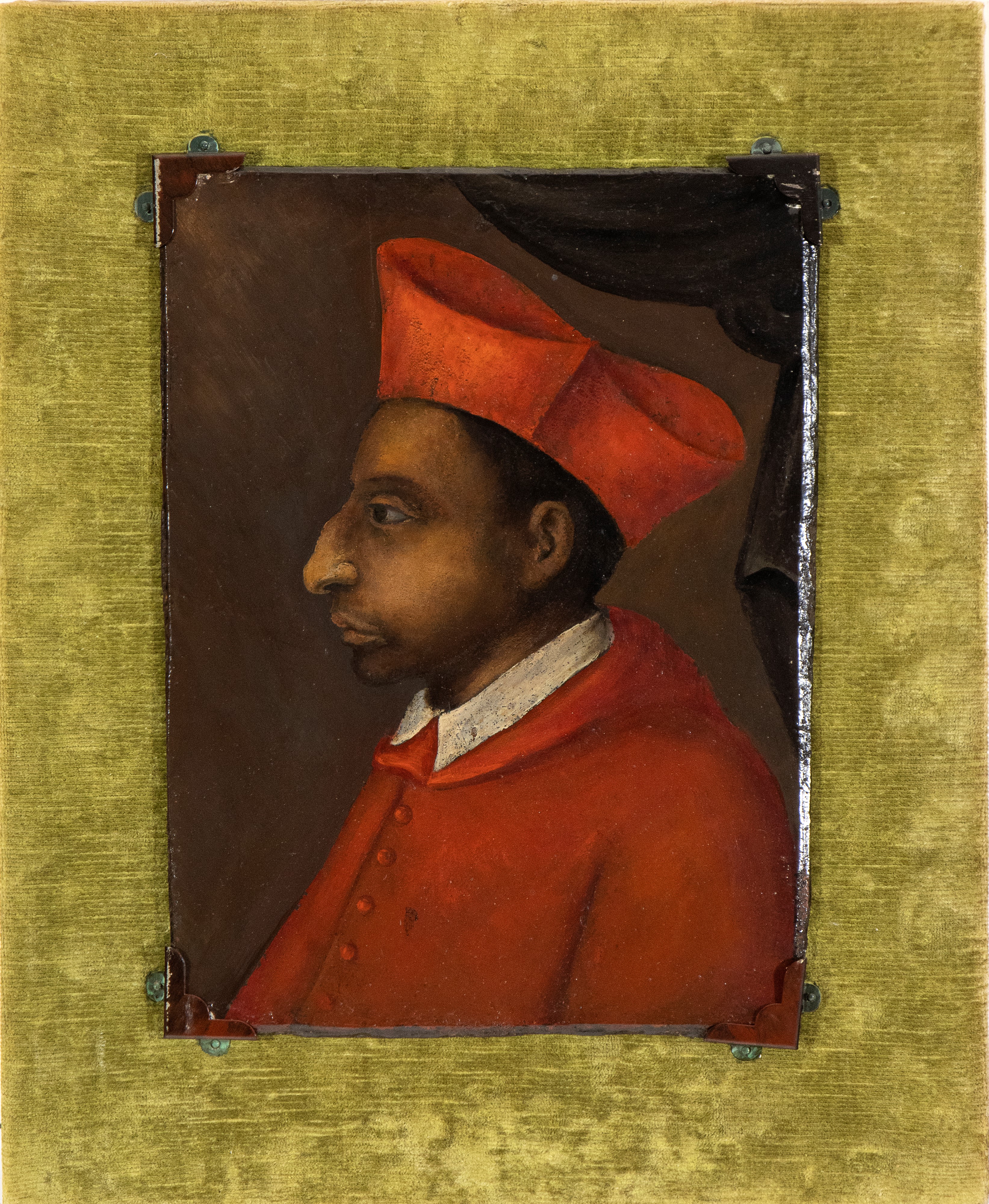 Artista Lombardo, Prima Metà XVII Secolo - Ritratto di San Carlo Borromeo