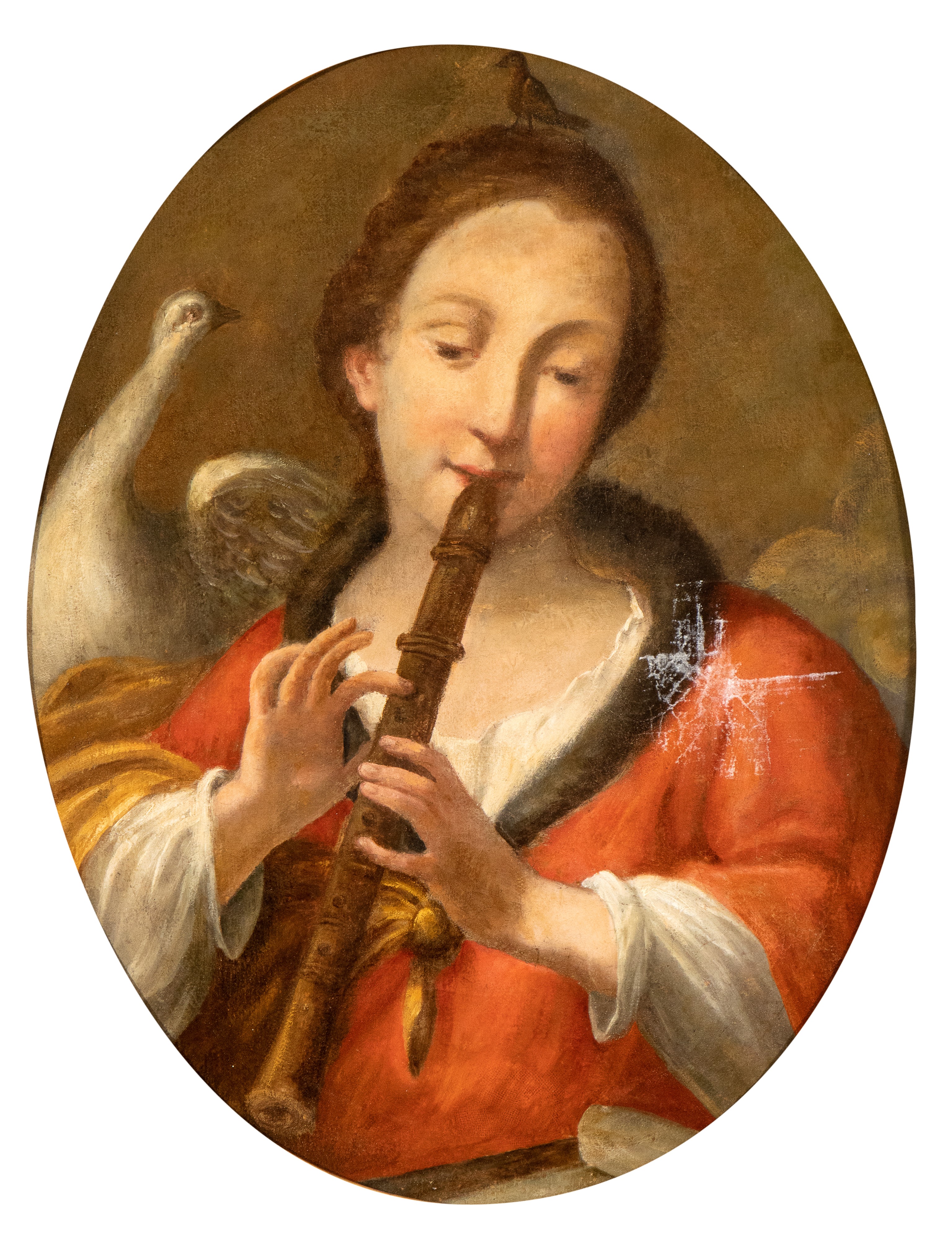 Artista Emiliano, XVIII Secolo - A) Allegoria della Musica; B) Allegoria della Geometria. Coppia ...