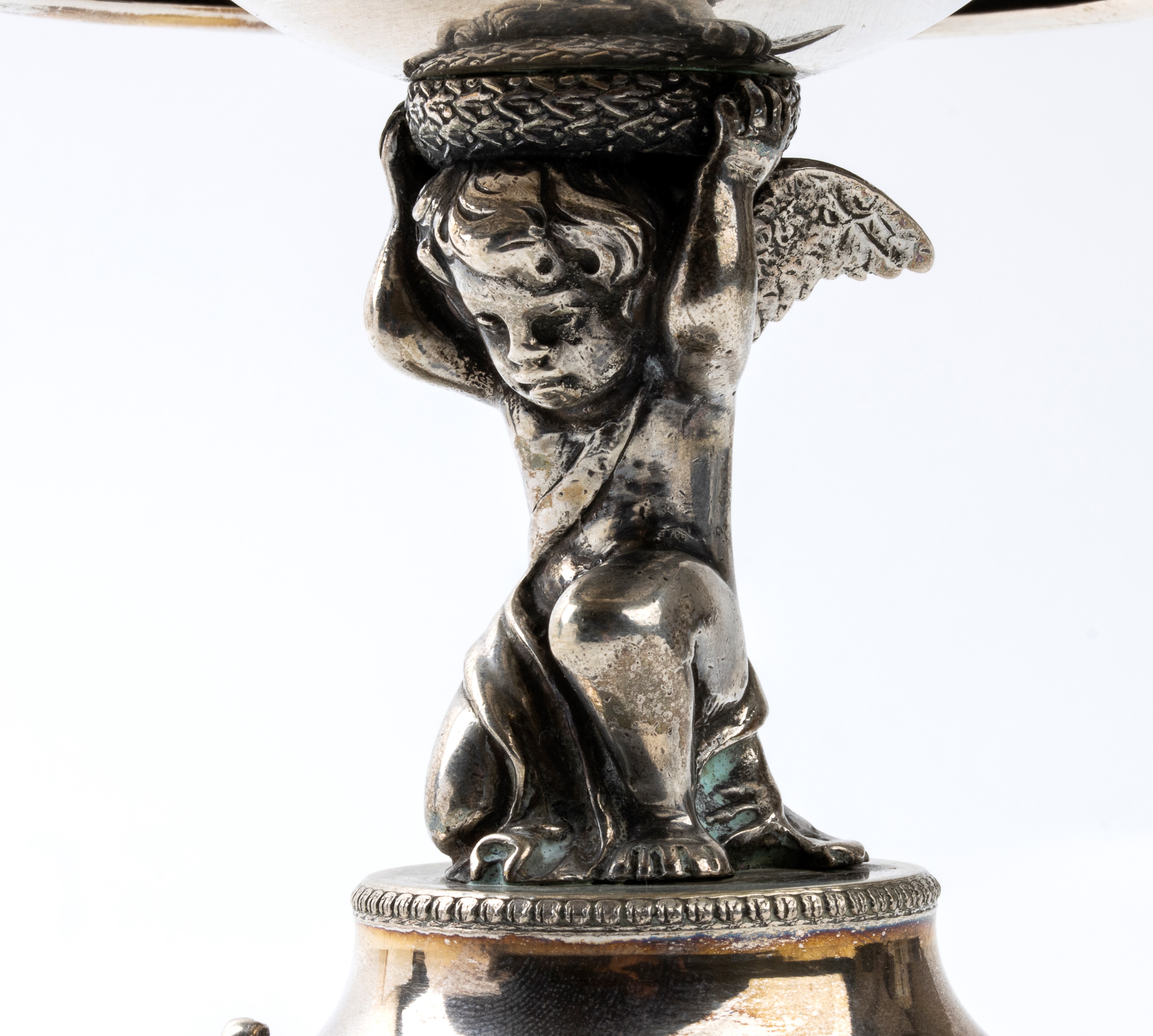 Caber Emanuele - Coppia di Saliere Italiane in Argento
