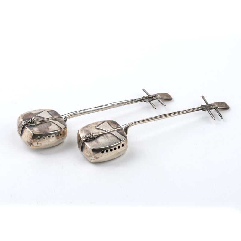 Coppia di Saliere in Argento