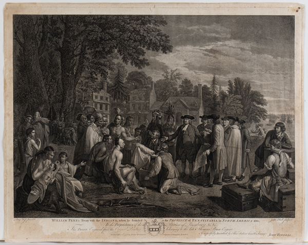 John Hall - William Penn&#39;s Treaty with Indians, when he founded the Province of Pensylvania in North America