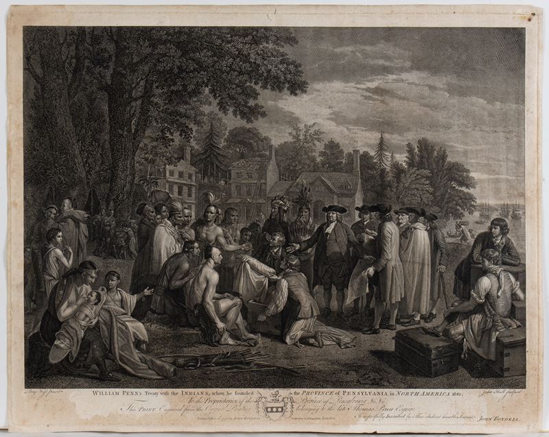 John Hall - William Penn's Treaty With Indians, When He Founded The Province Of Pensylvania in No...