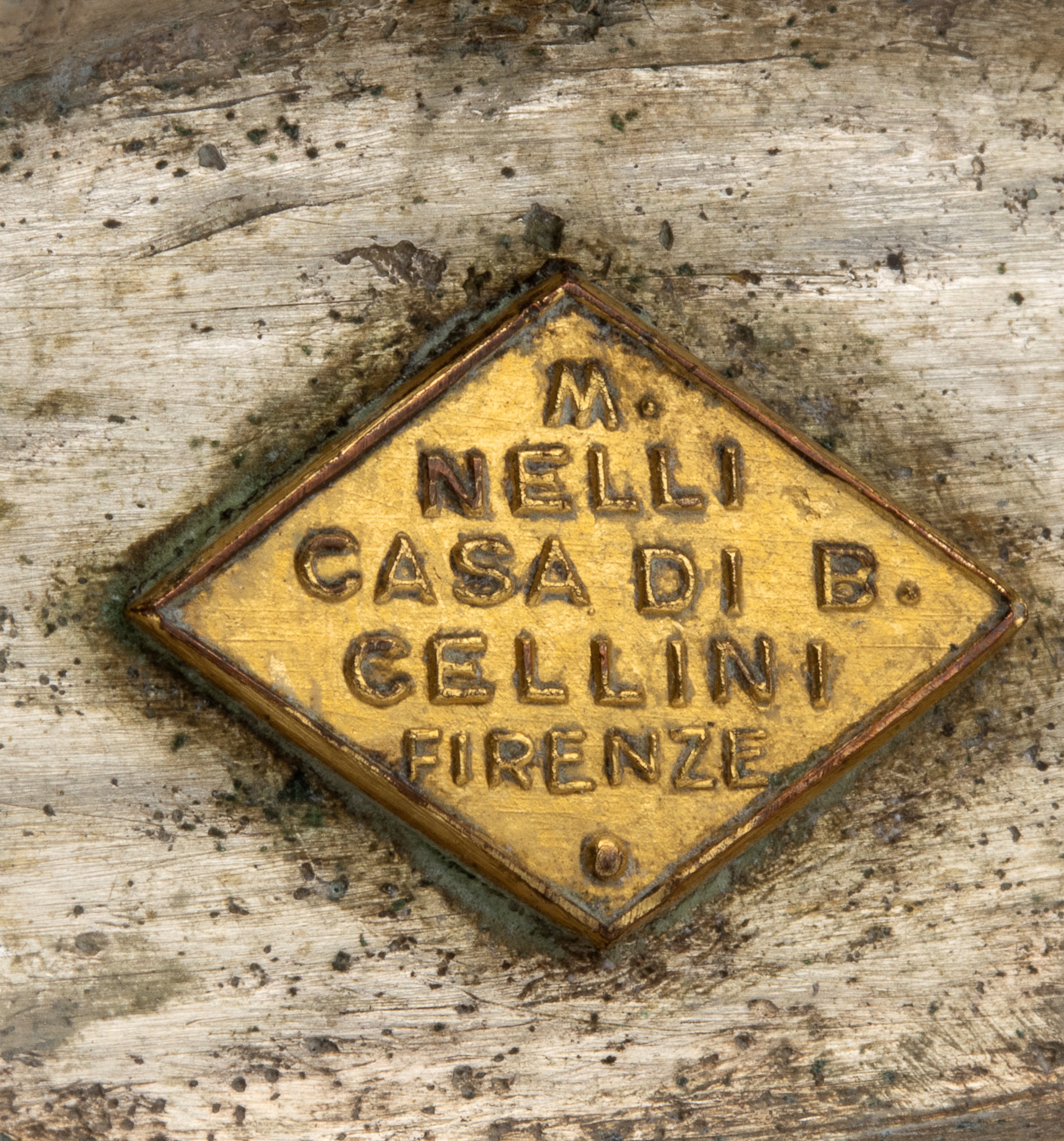 Nelli Mario & C. - Casa di Benvenuto Cellini - Coppia di Saliere Italiane in Argento
