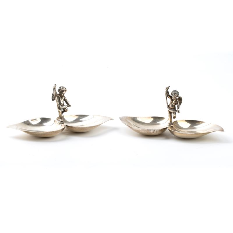 Tiffany & Co.® - Coppia di Saliere in Argento