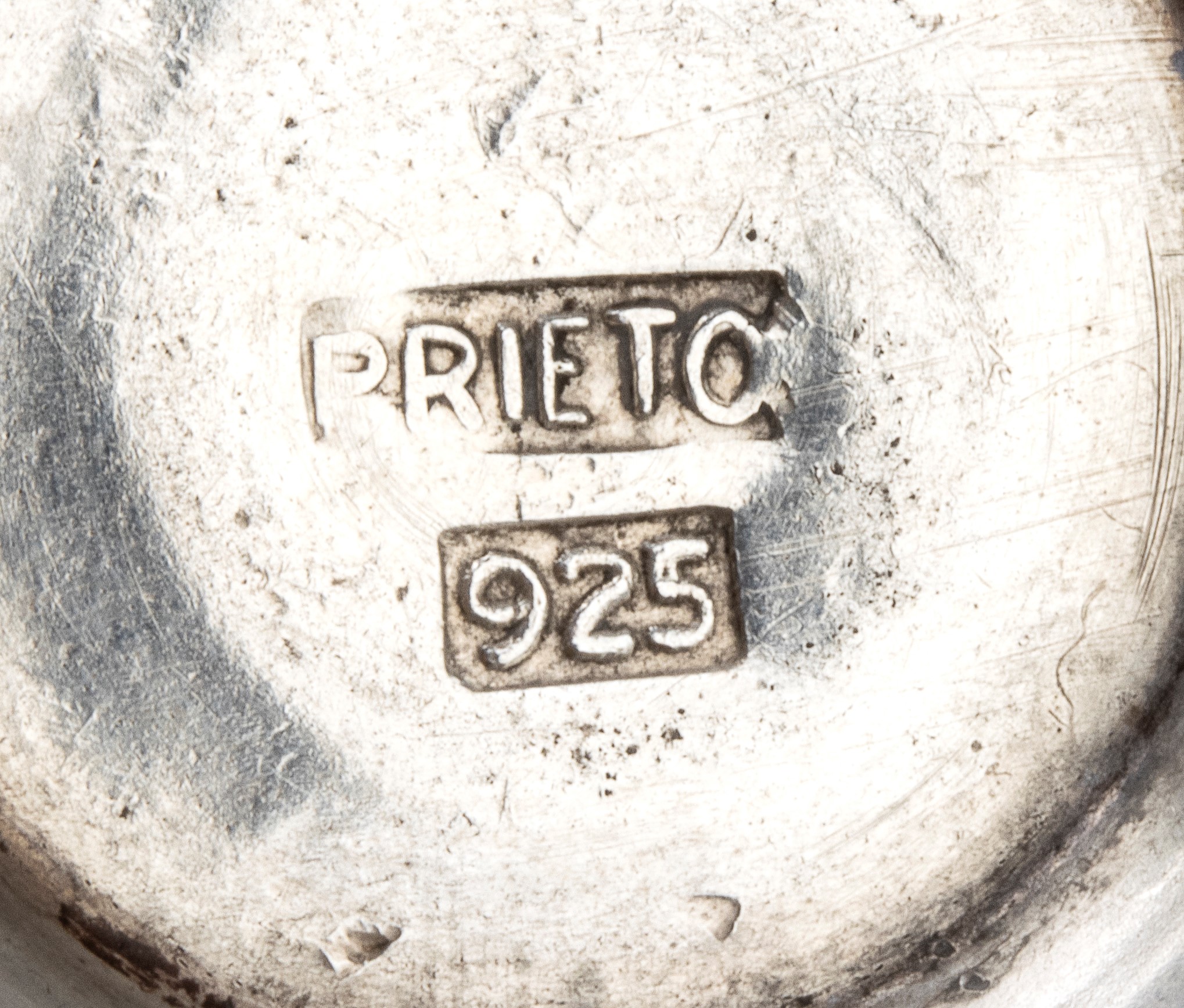 Prieto - Coppia di Saliere Messicane in Argento