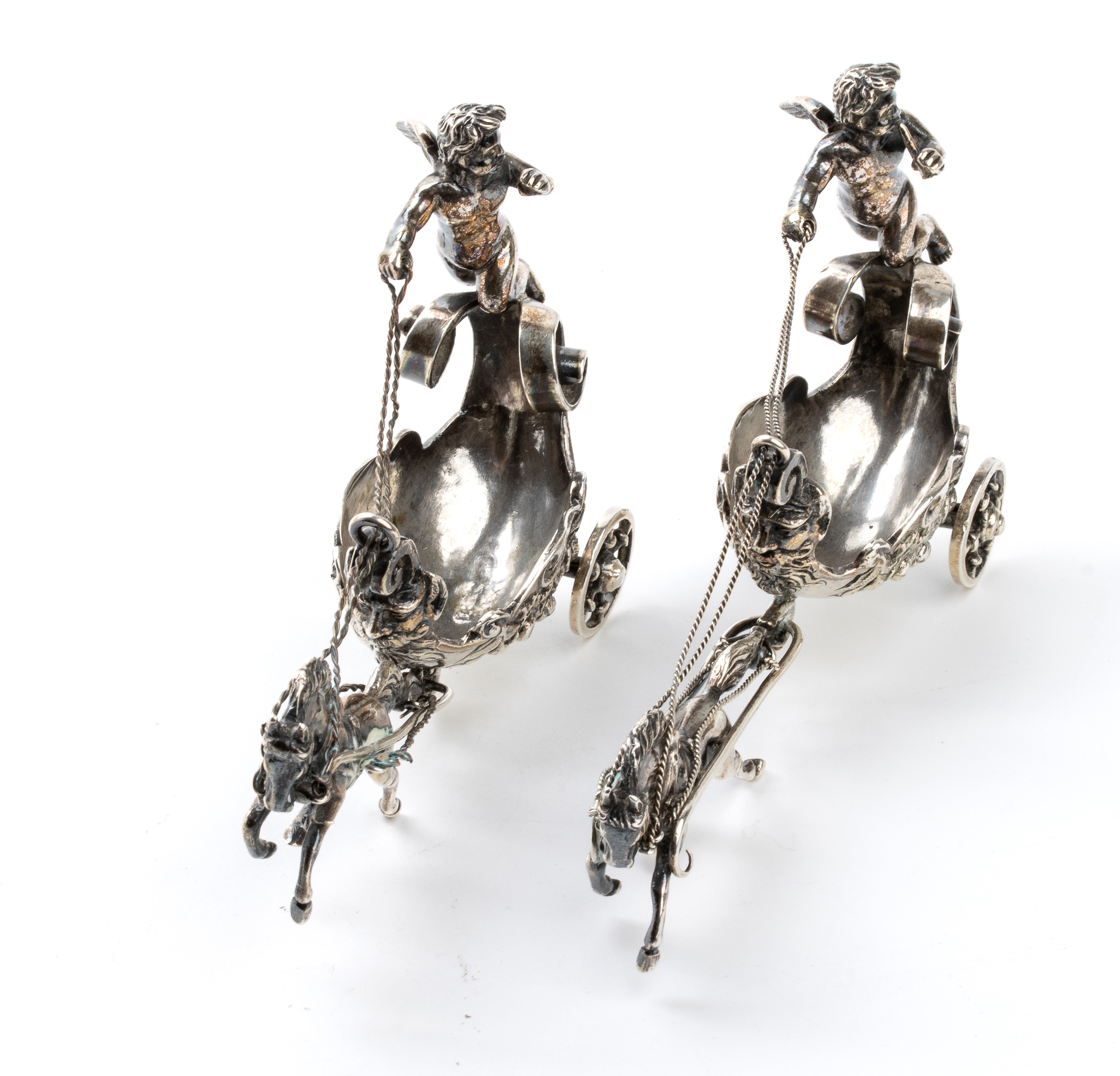 Martin Sugar - Coppia di Saliere in Argento