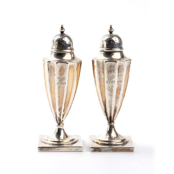 Tiffany &amp; Co.&#174; - Pair of American sterling silver salt shakers