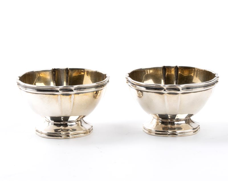 Tiffany & Co.® - Coppia di Saliere Americane in Argento