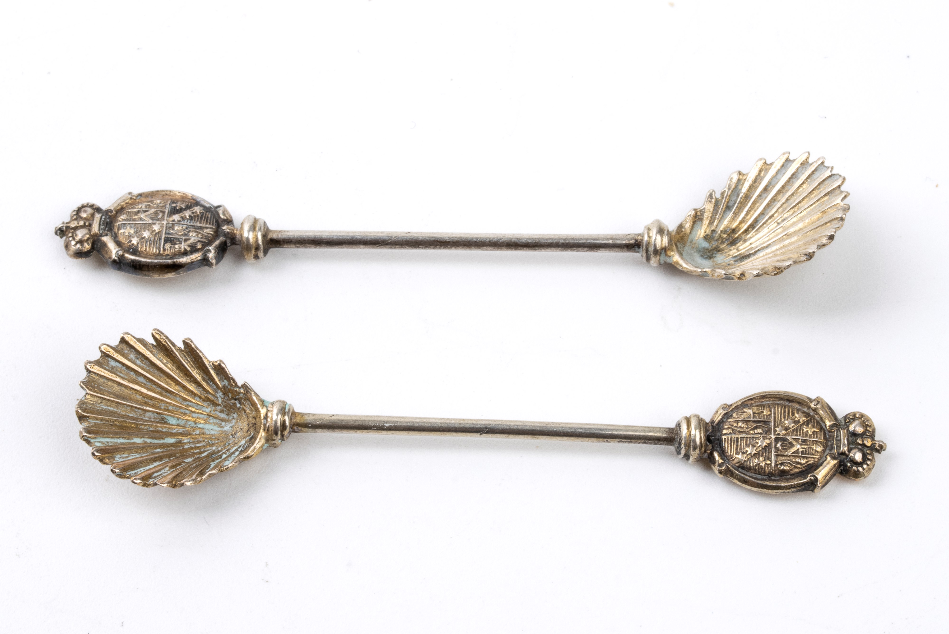 Coppia di Saliere Italiane in Argento