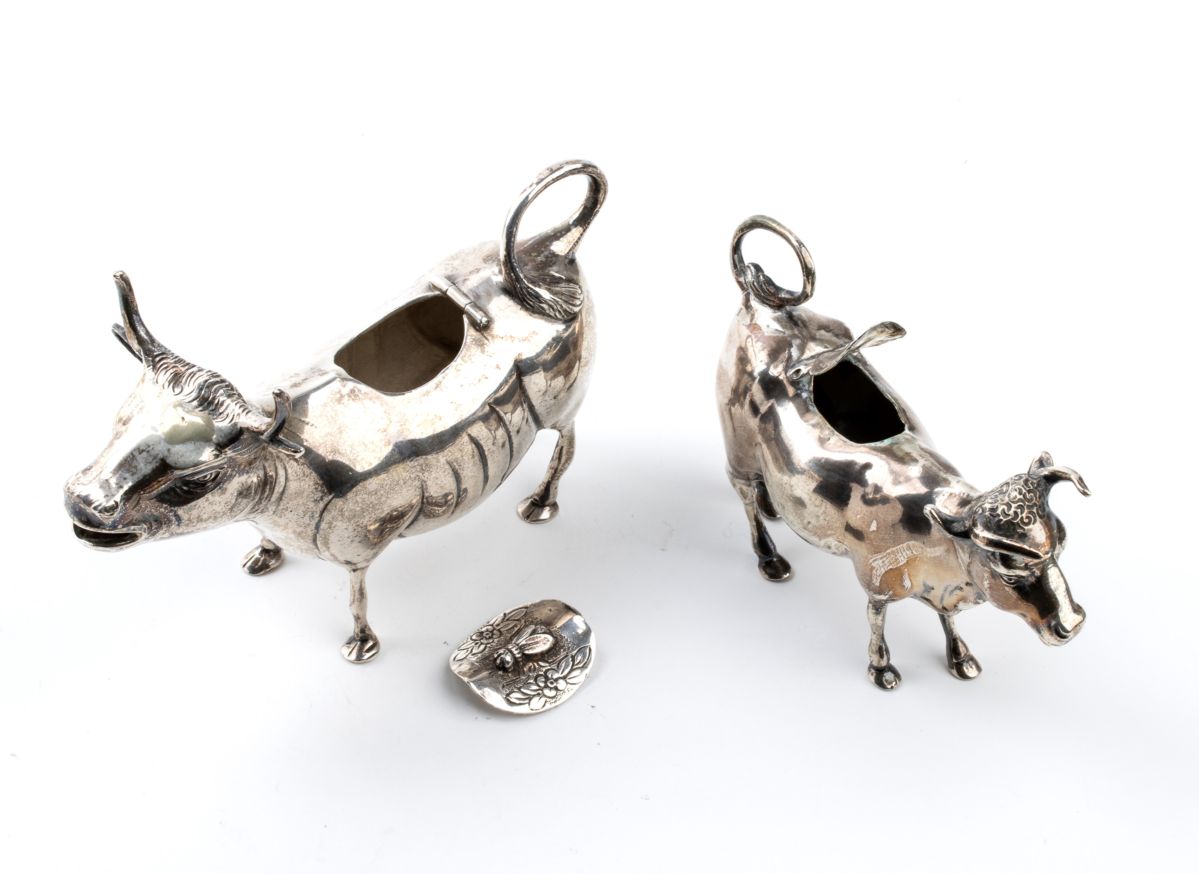 Ludwig Neresheimer & Co - Coppia di Saliere Tedesche in Argento