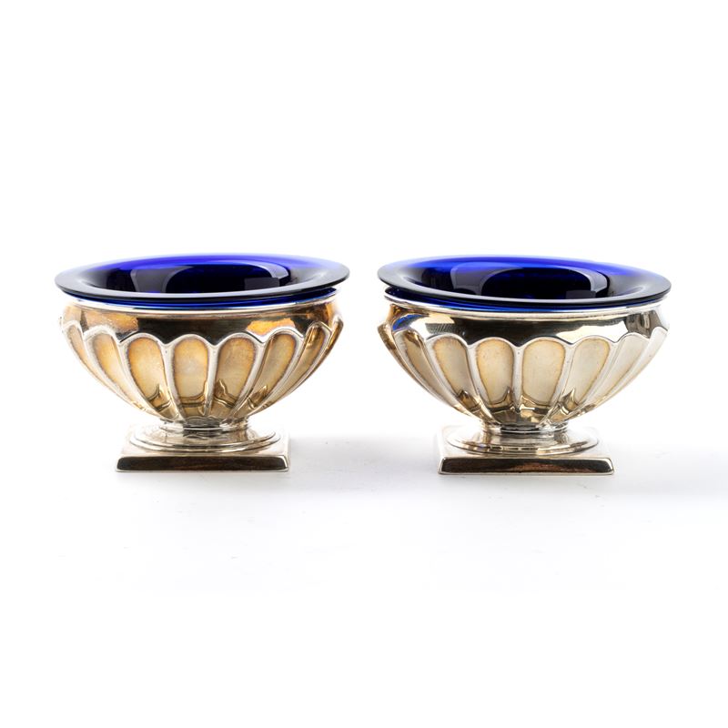 Tiffany & Co.® - Coppia di Saliere Americane in Argento