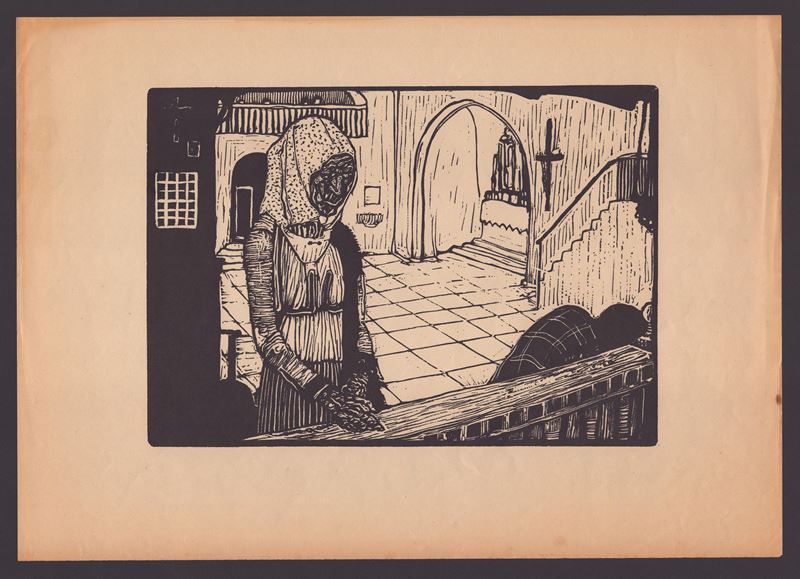 Giuseppe Biasi da Teulada - Interno di una Chiesa
