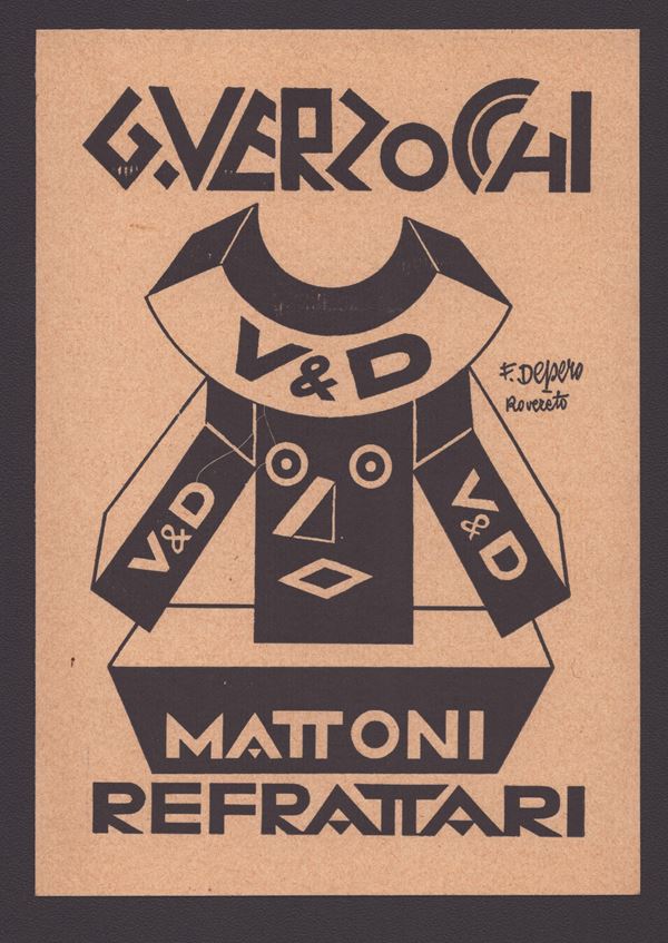 FORTUNATO DEPERO - G. VERZOCHI – MATTONI REFRATTARI