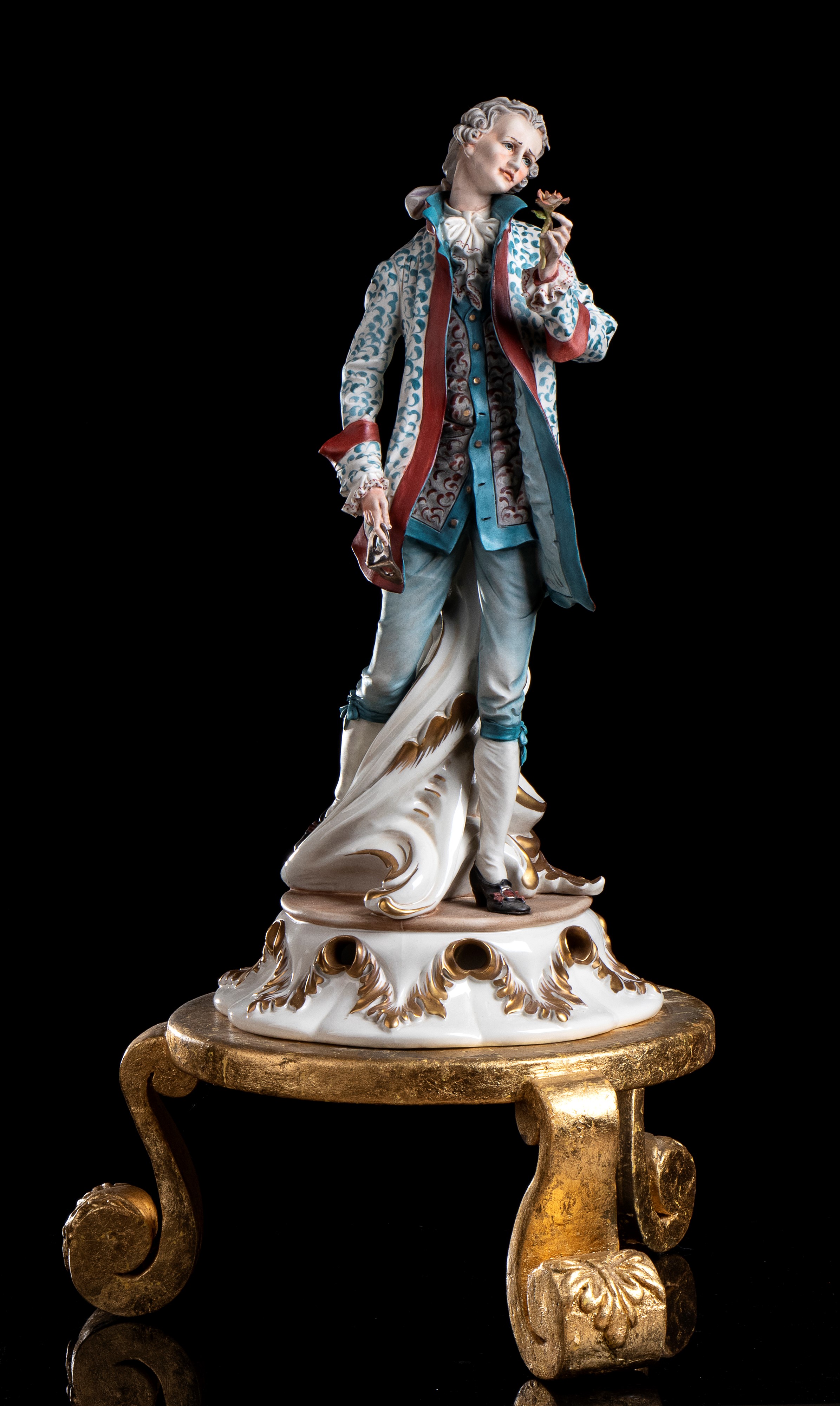 Tosca - Coppia di Figure Italiane in Porcellana