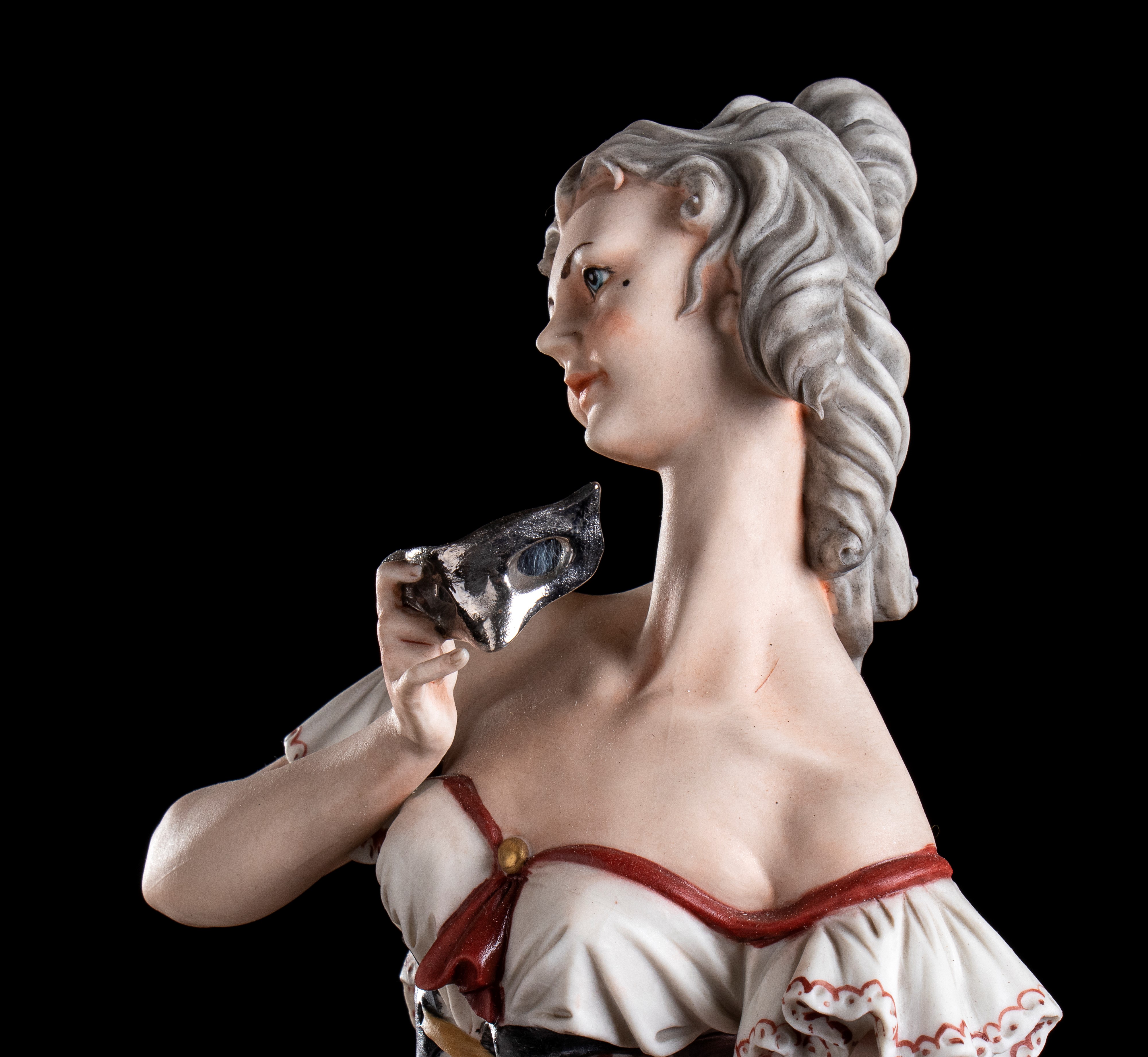 Tosca - Coppia di Figure Italiane in Porcellana