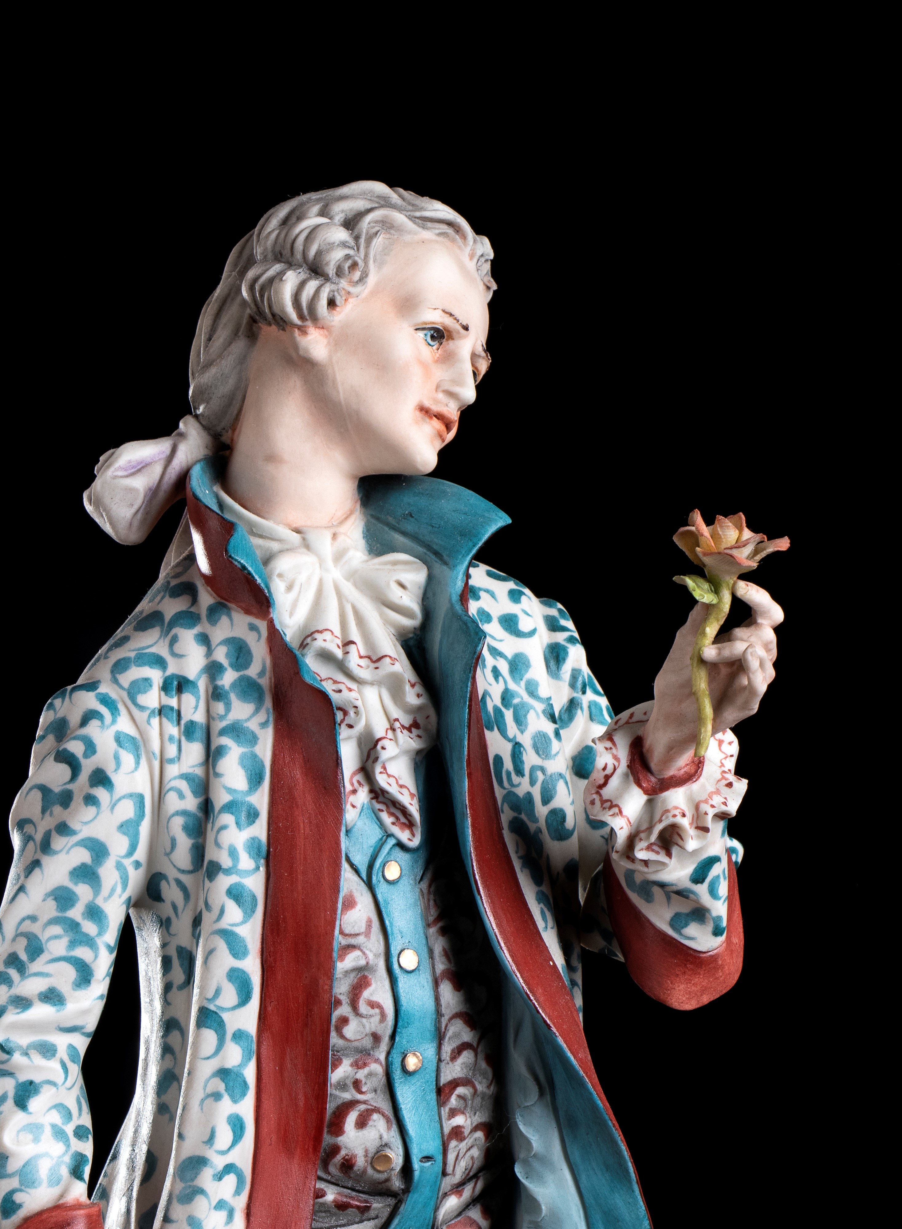 Tosca - Coppia di Figure Italiane in Porcellana