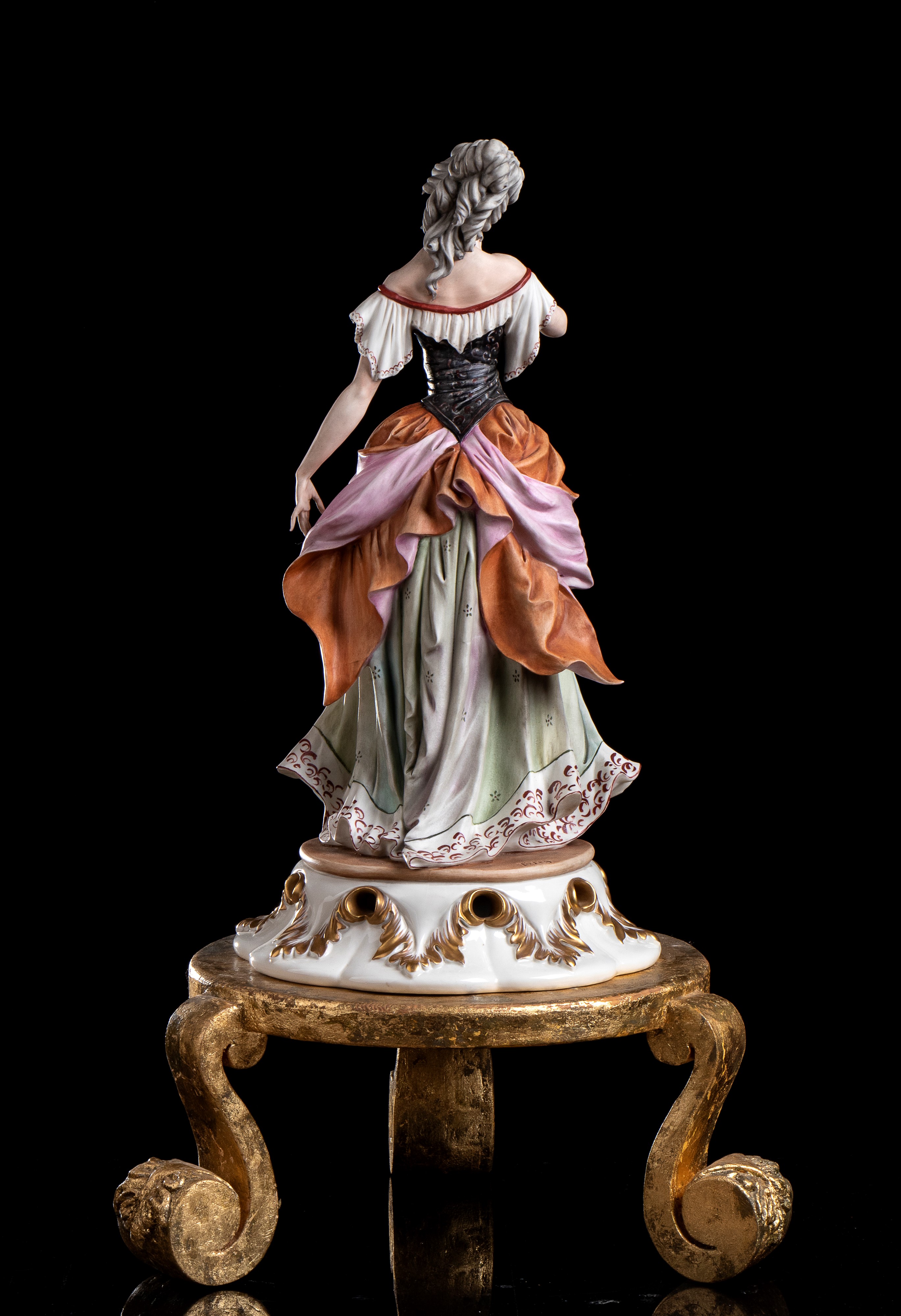 Tosca - Coppia di Figure Italiane in Porcellana
