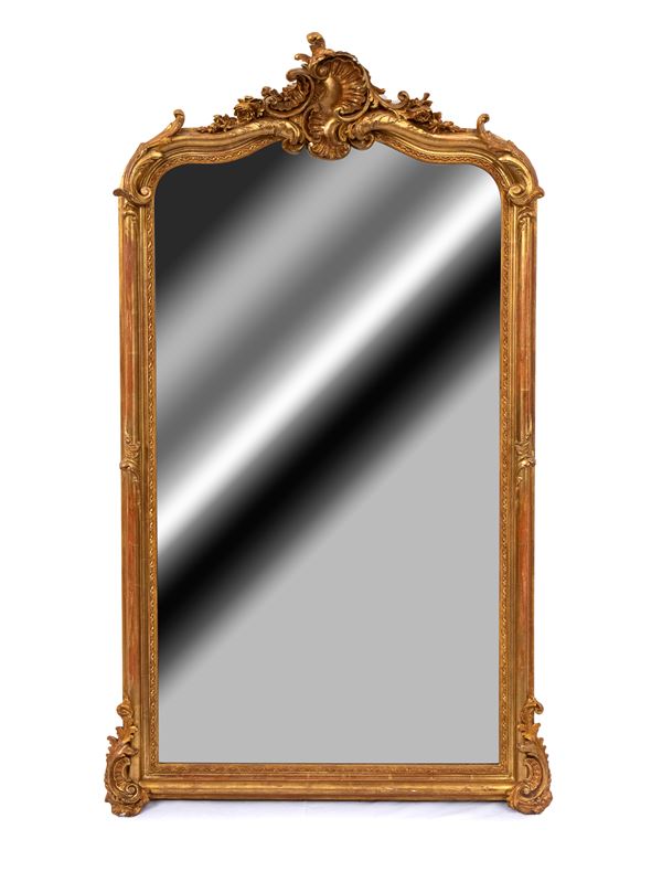 French gilt mirror 