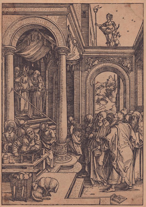 Albrecht D&#252;rer - La Presentazione di Maria al Tempio