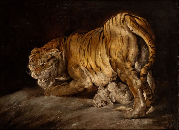 Peter Paul Rubens - Tiger with cubs