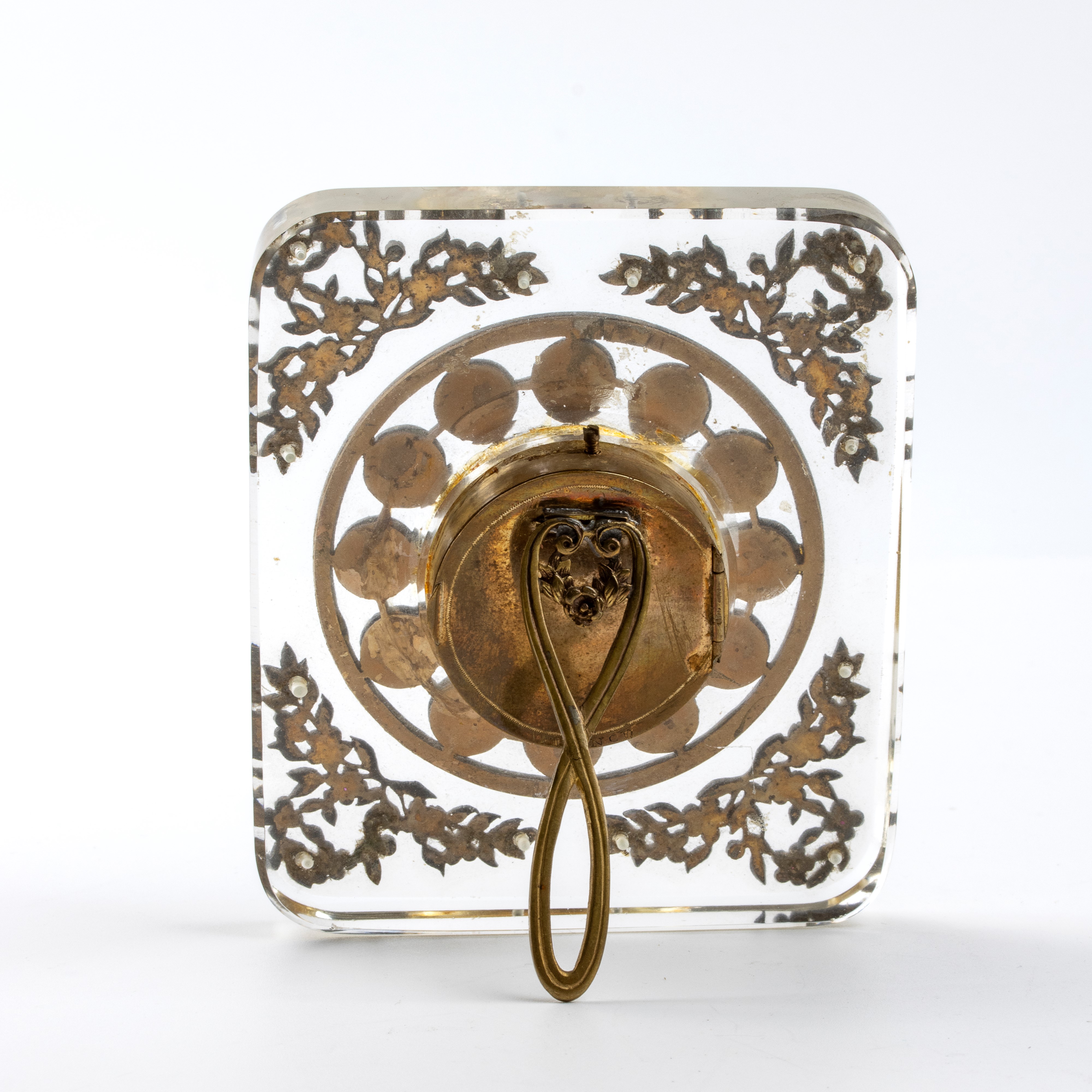 Orologio da Tavolo Art Déco con Smalti