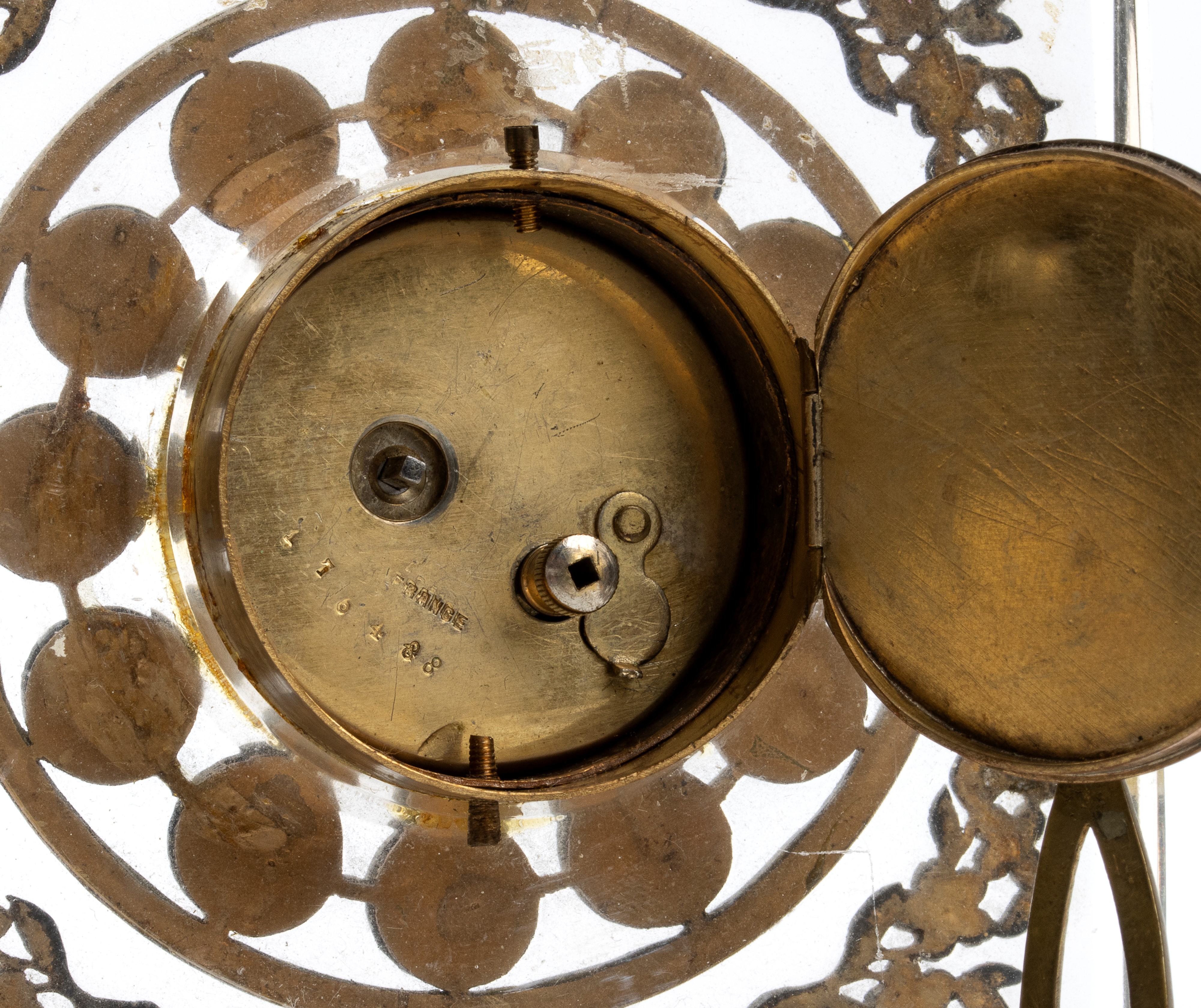 Orologio da Tavolo Art Déco con Smalti