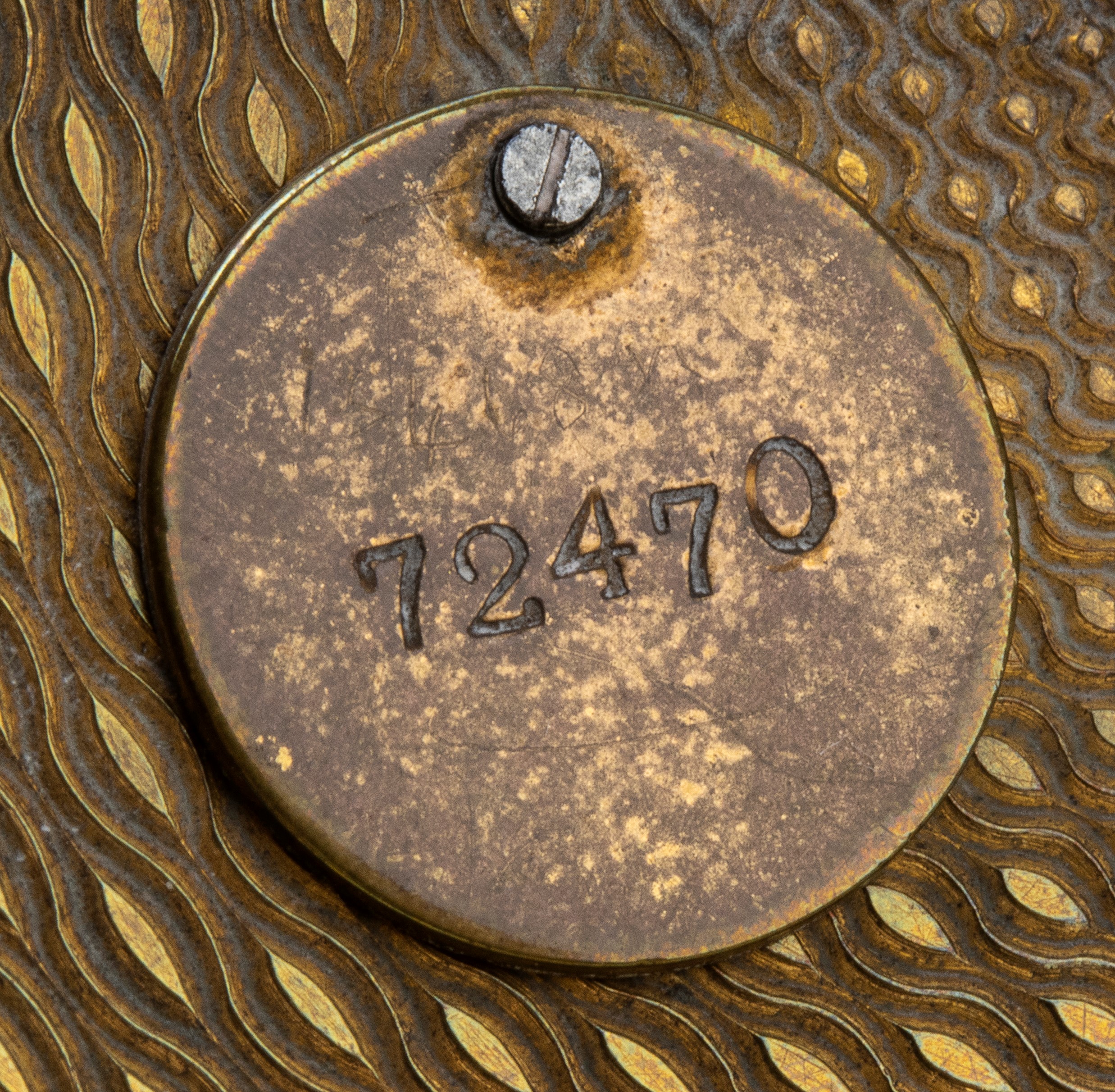 Orologio da Tavolo Art Déco in Argento e Smalti