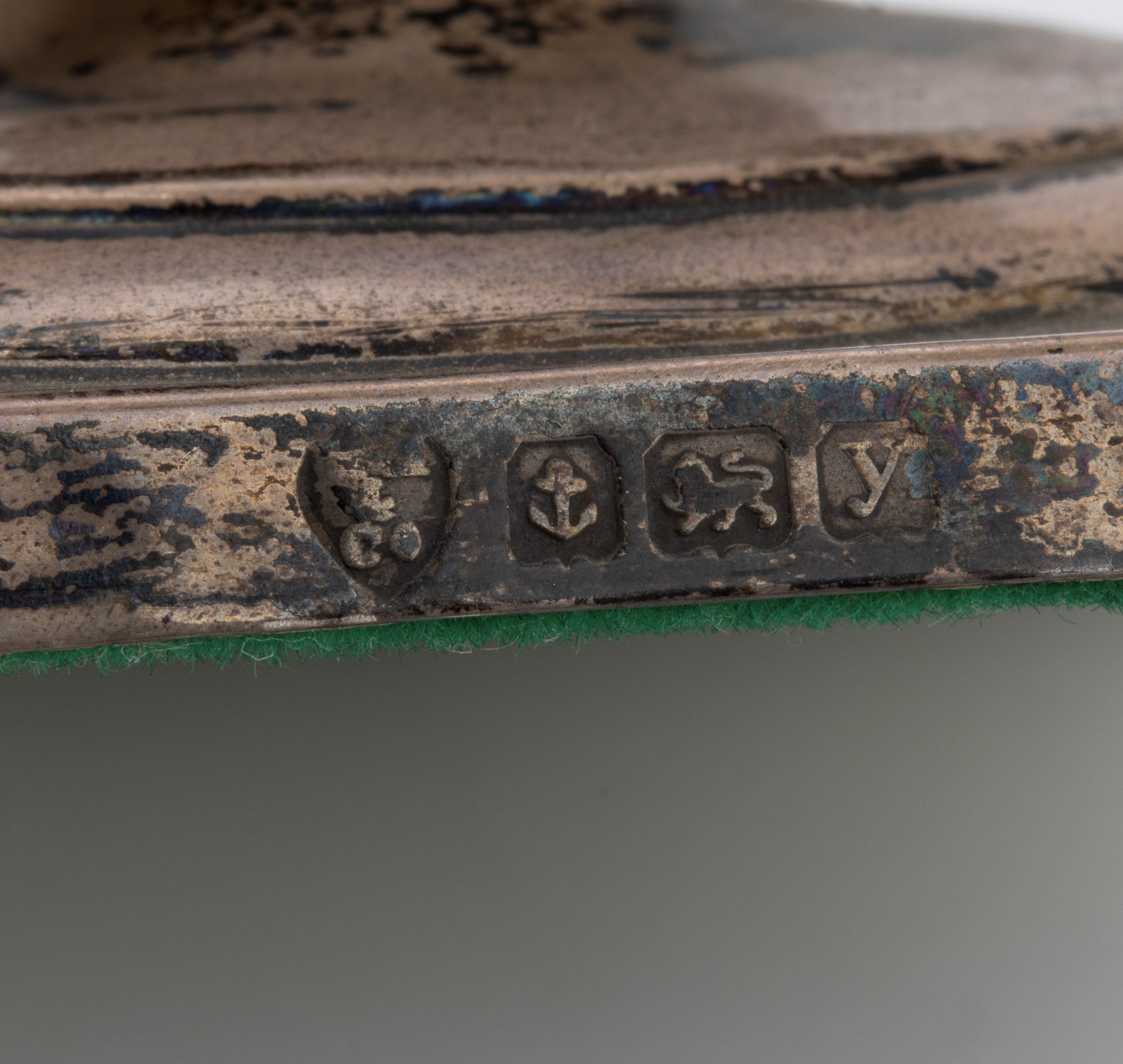 Portaorologio Art Déco in argento e smalti