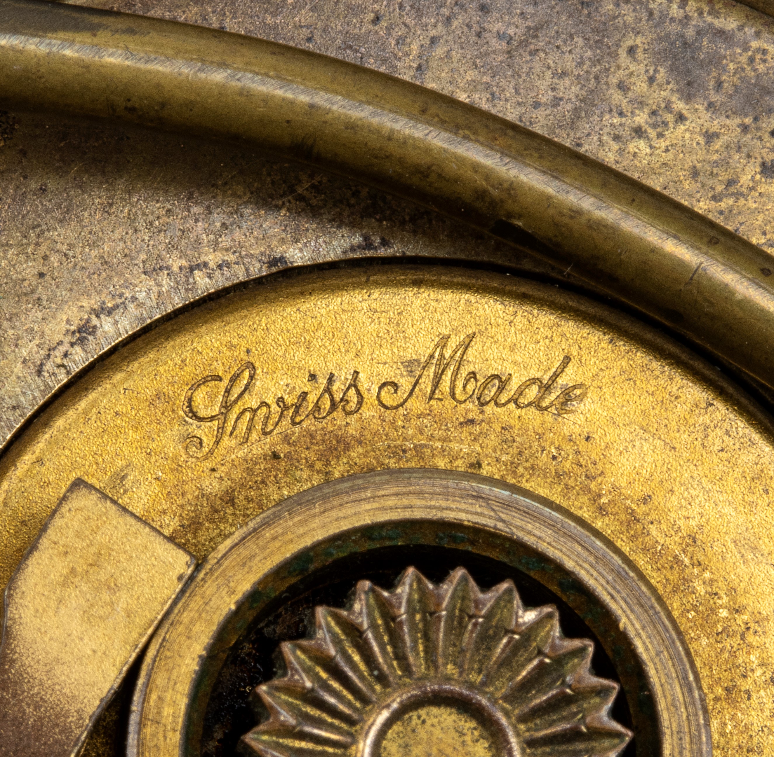 Orologio da tavolo Art Déco in argento e smalti