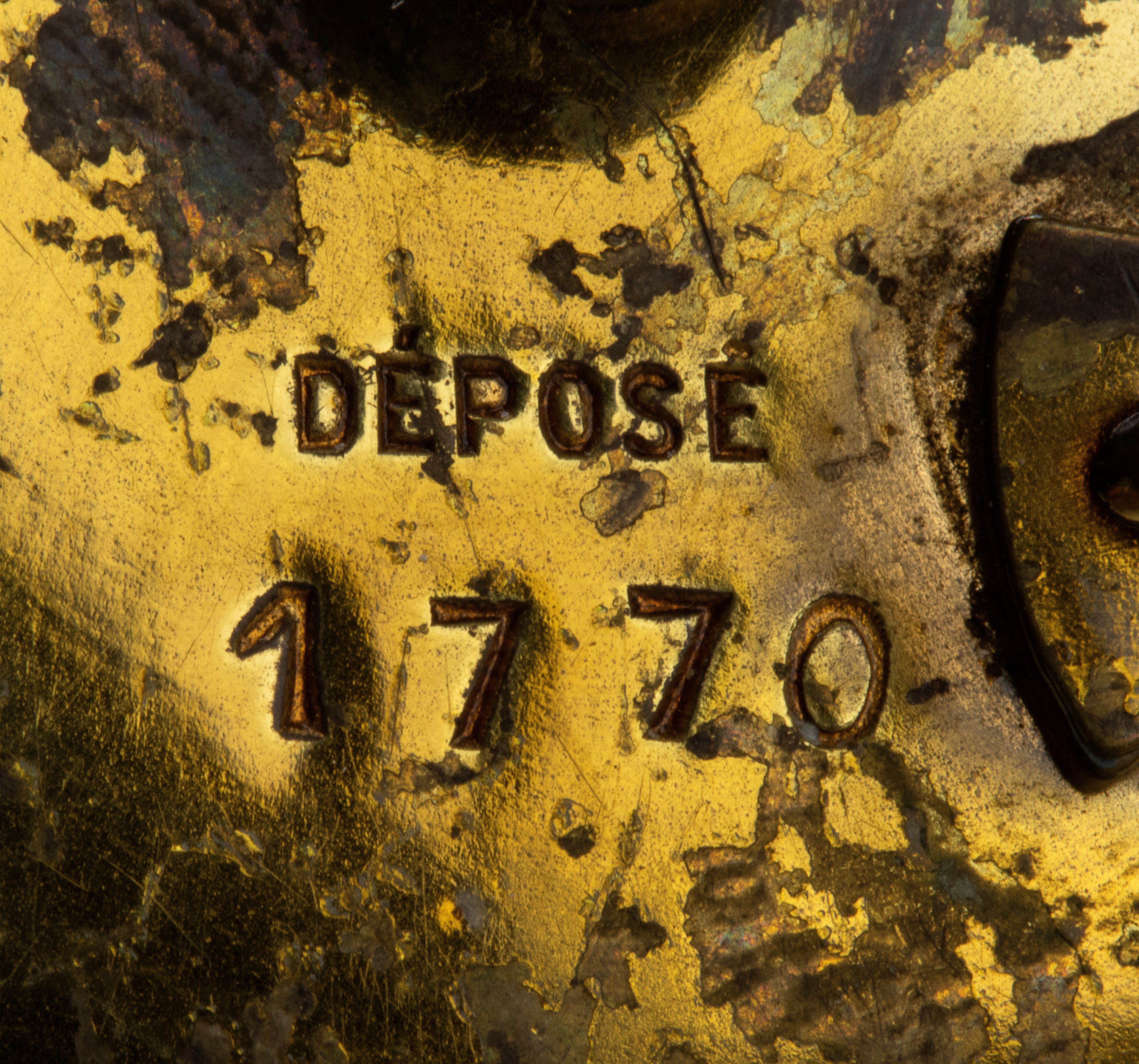 Orologio da tavolo Art Déco in argento e smalti